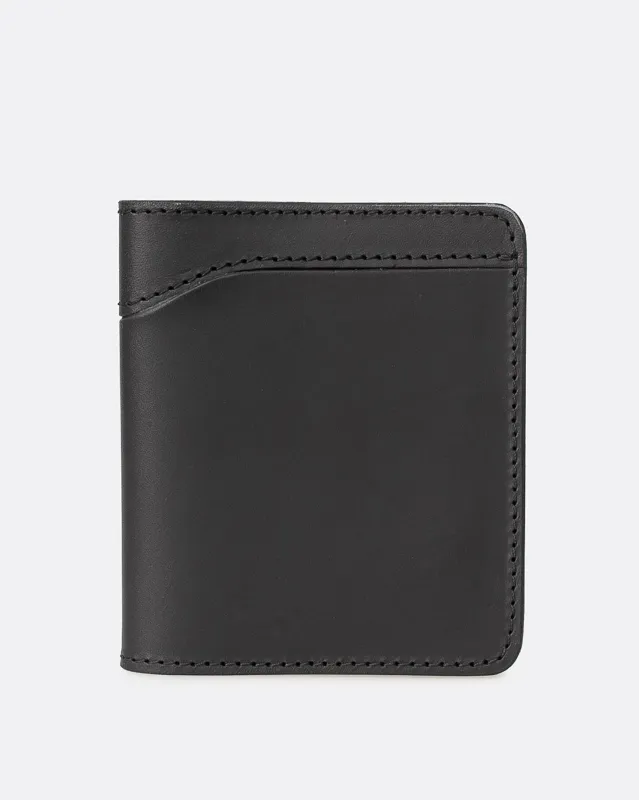 OGL Condor Bifold Wallet with Outer Bill Slot - Black made by Iron Heart