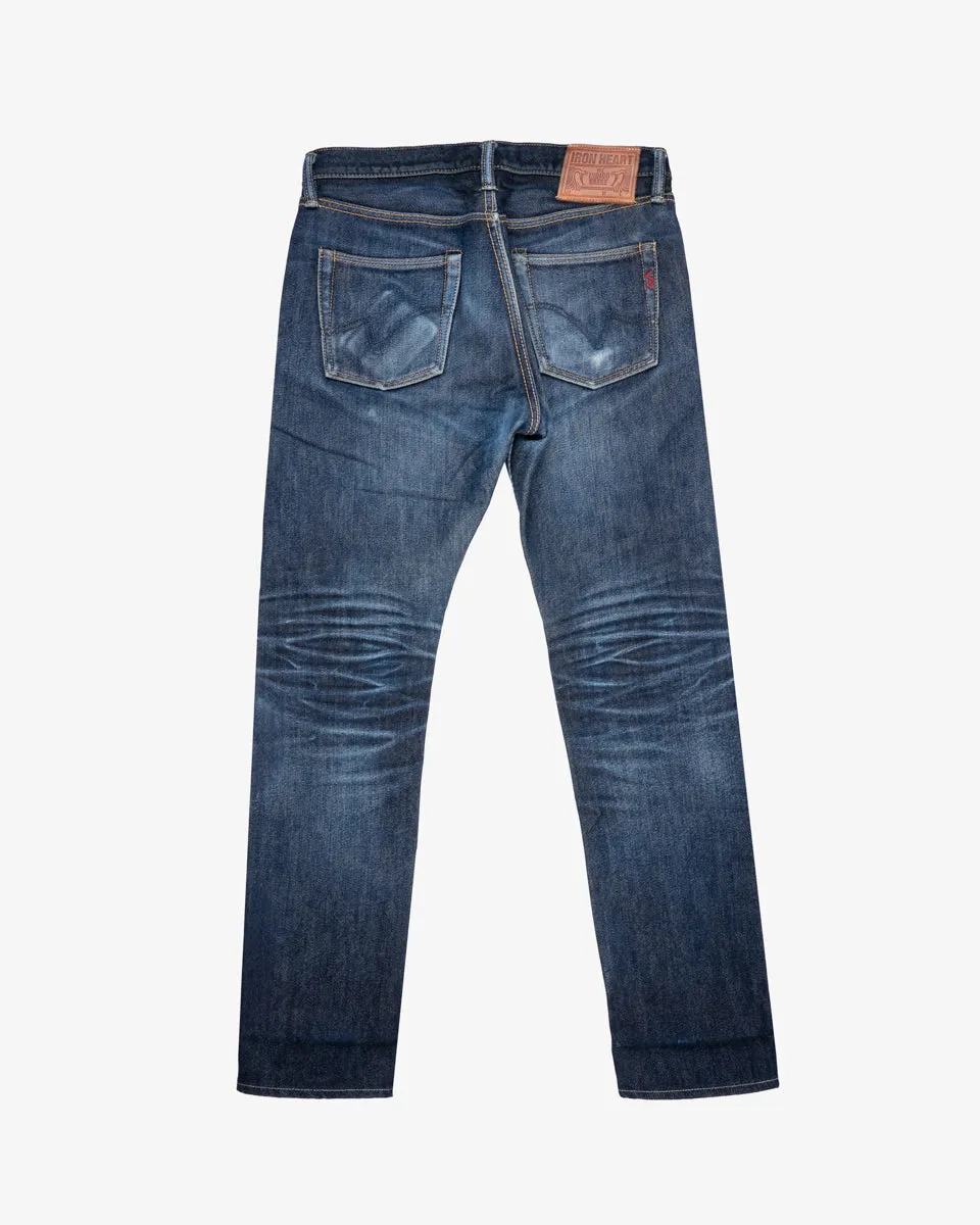 21oz Selvedge Denim Slim Cut Jeans - Indigo (IH-555S-21) Tag 32, Hemmed 31.7" sold by Iron Heart product image thumbnail 2