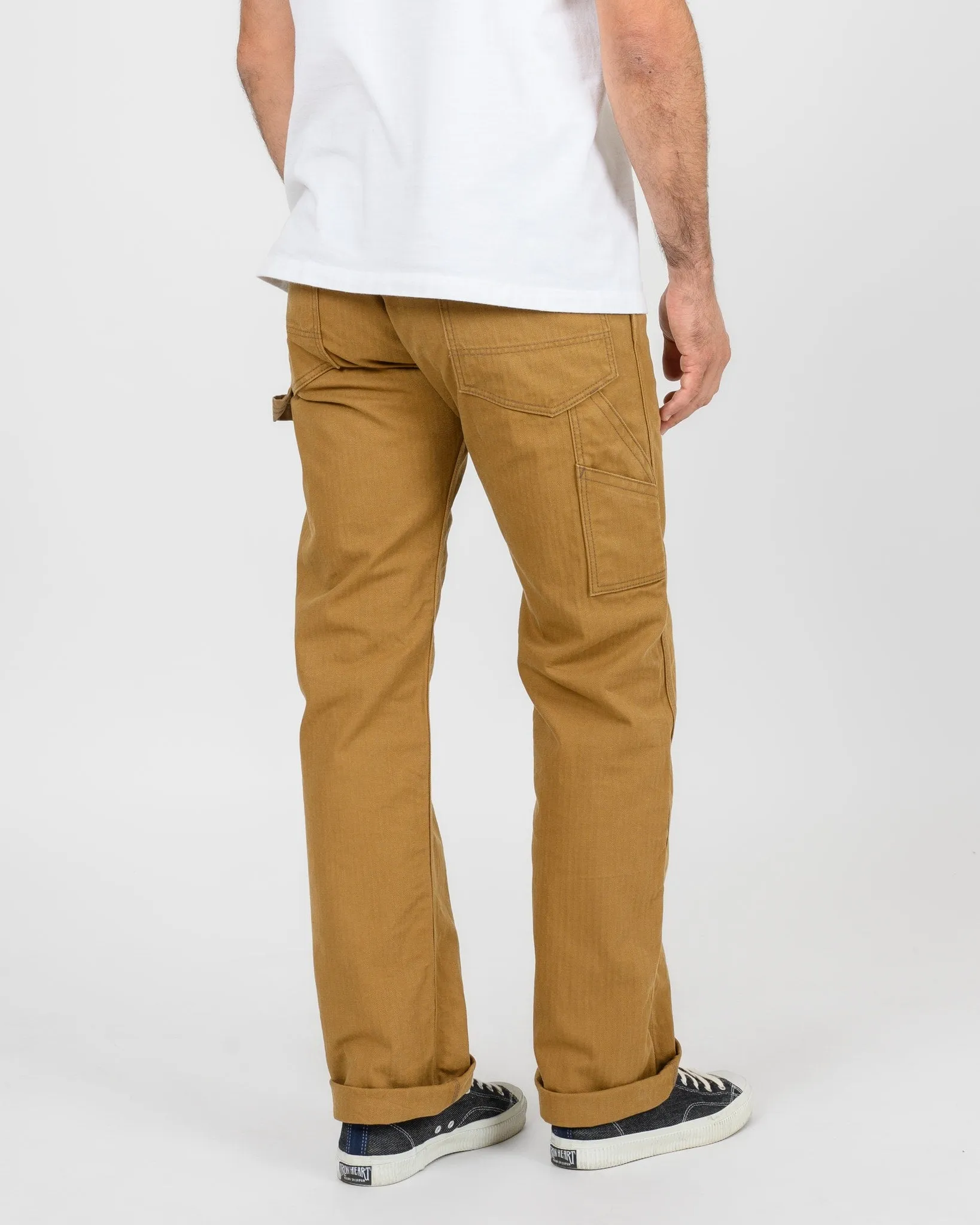 10oz Herringbone Painter’s Pants - Brown sold by Iron Heart product image thumbnail 3
