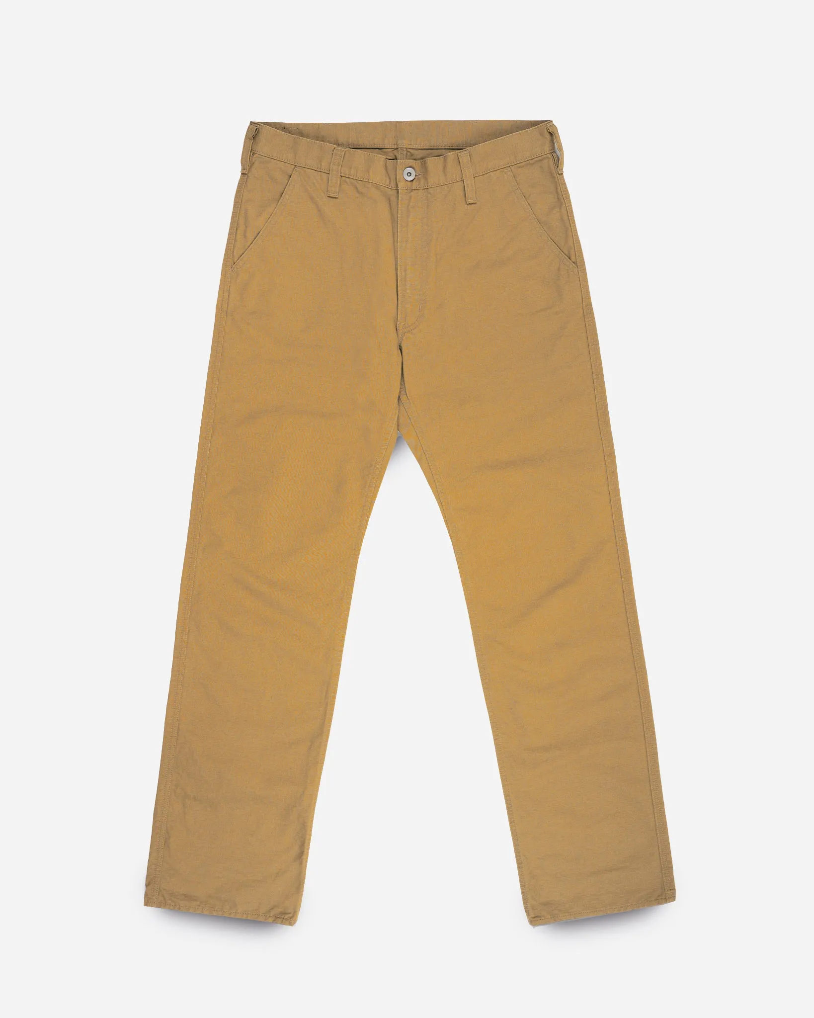 10oz Herringbone Wide Work Pants - Brown sold by Iron Heart