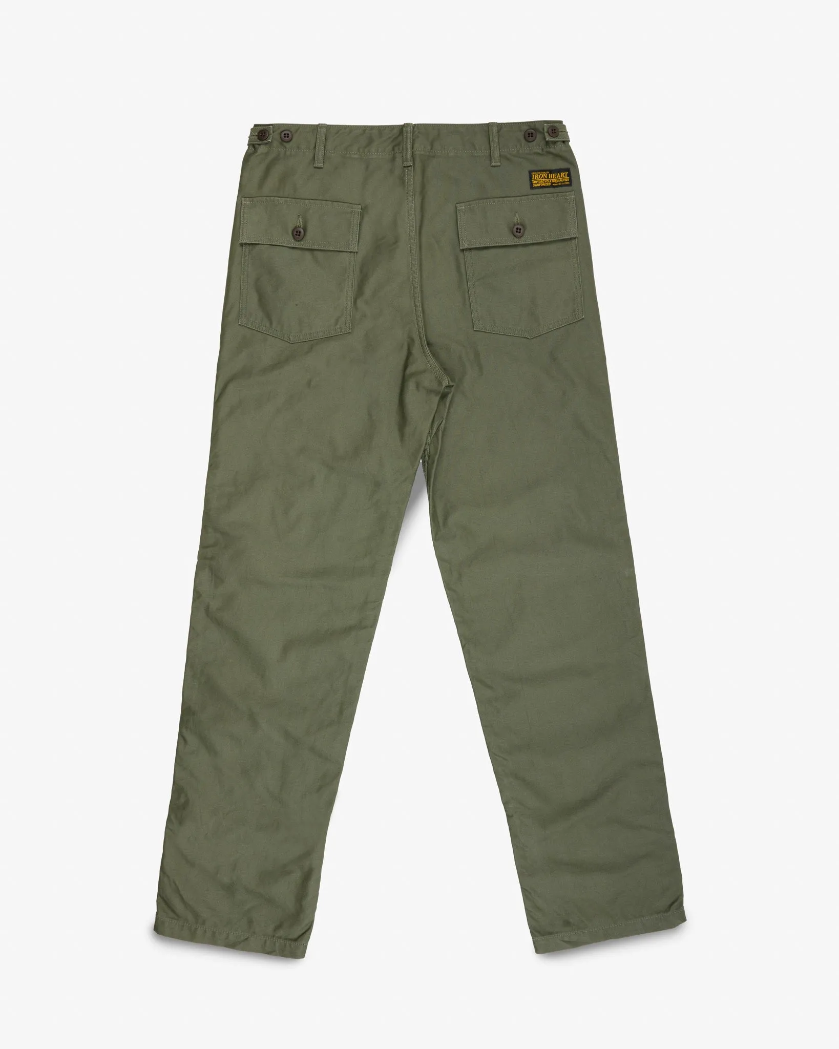 10oz Back Sateen Baker Pants - Army Green sold by Iron Heart product image thumbnail 4