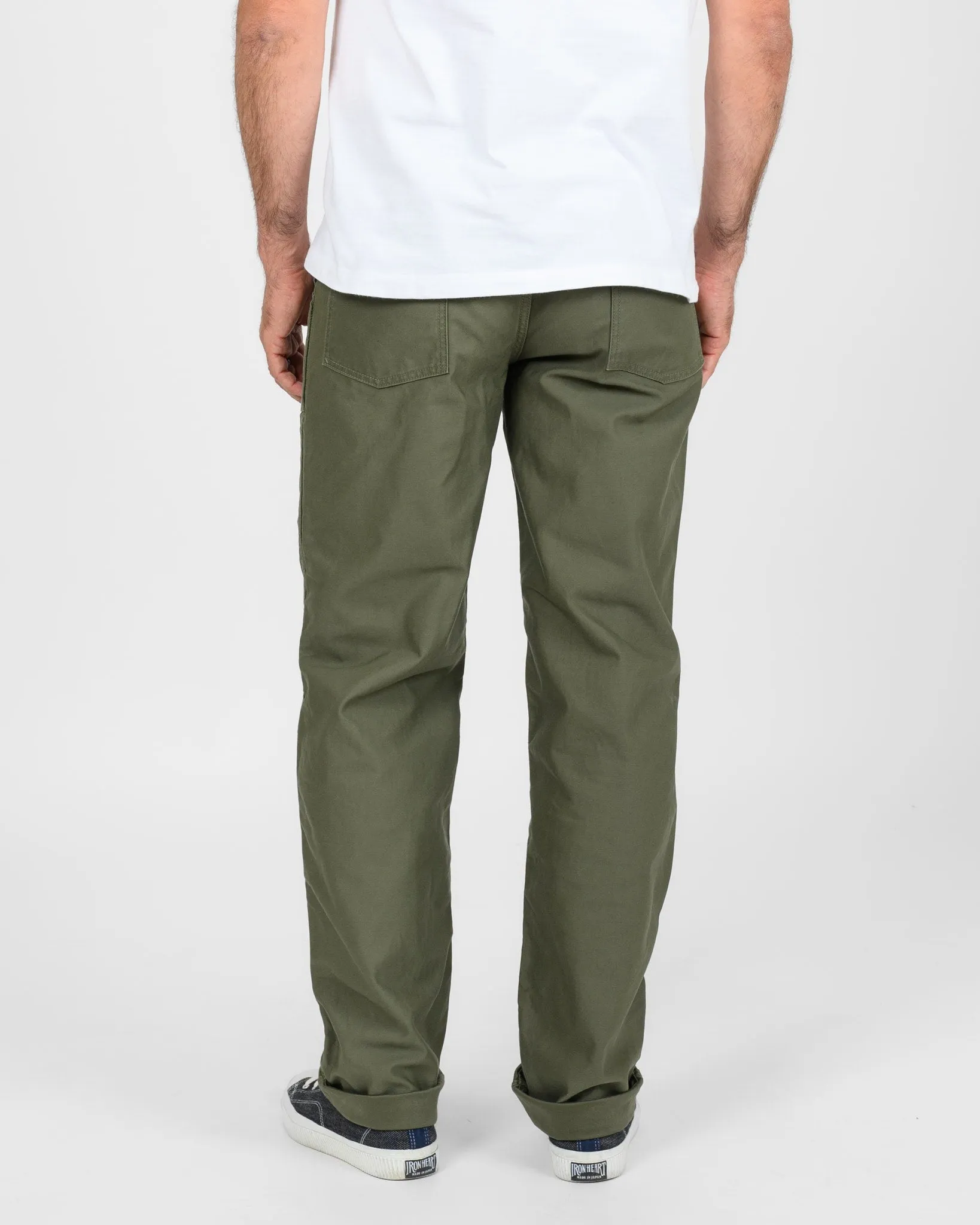 10oz Back Sateen Baker Pants - Army Green sold by Iron Heart product image thumbnail 3