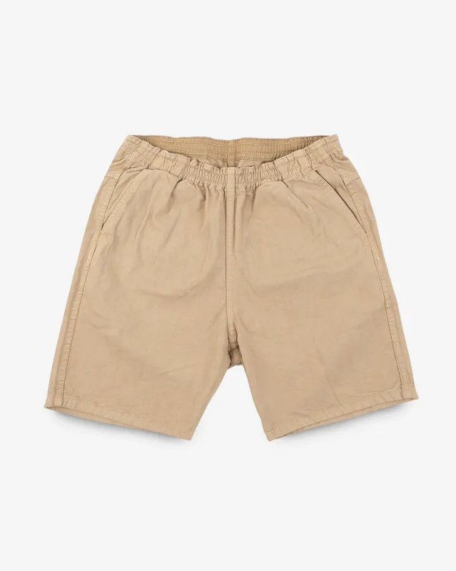 Cotton Easy Shorts - Khaki made by Iron Heart