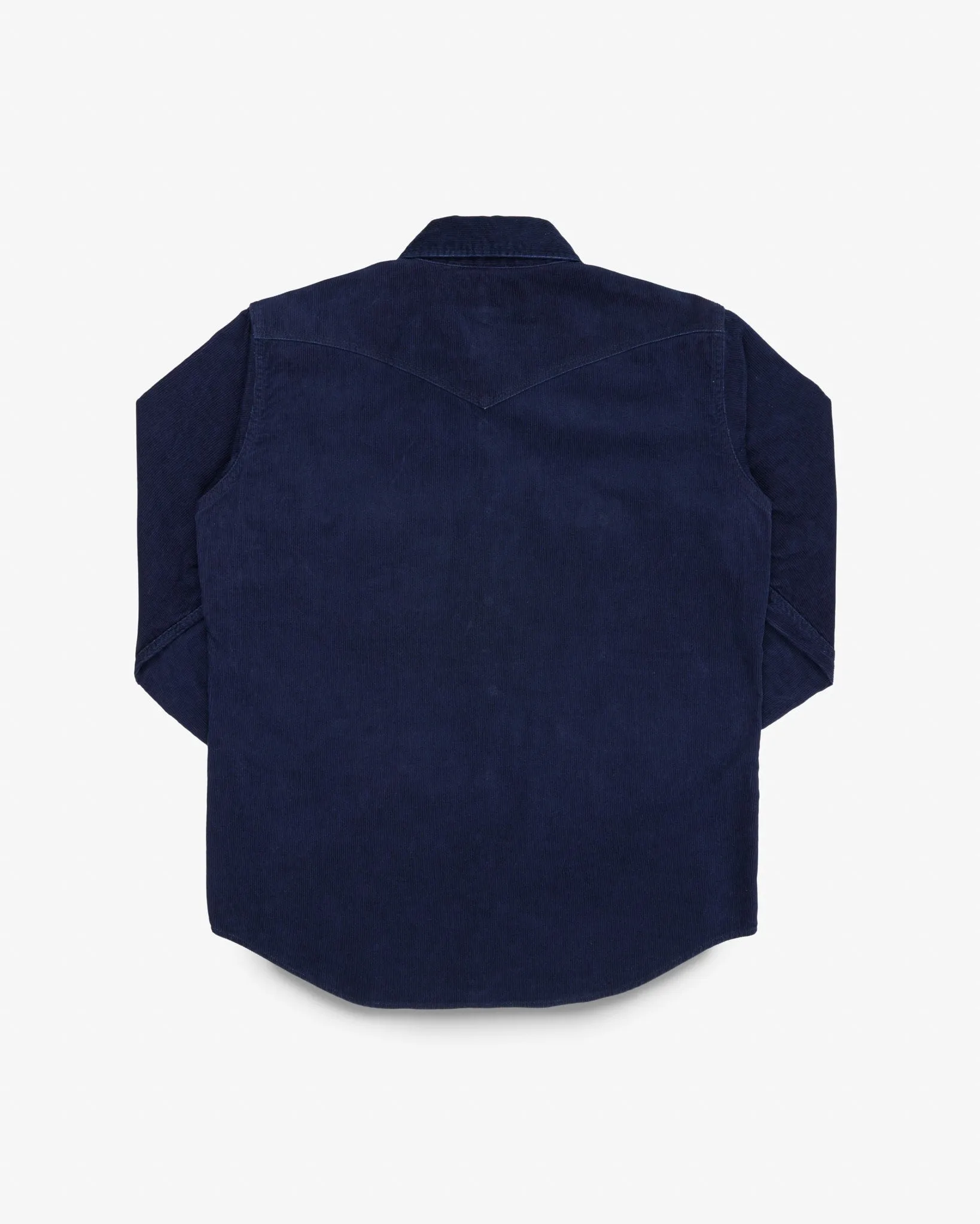 7.5oz Selvedge Corduroy Western Shirt - Indigo sold by Iron Heart product image thumbnail 4