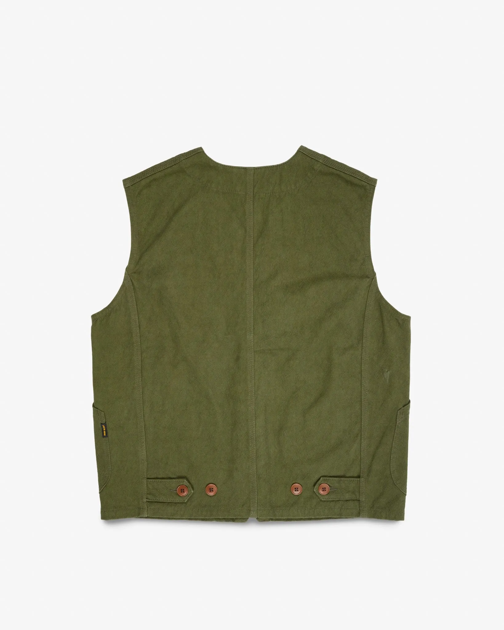 12oz Duck Canvas Hunting Vest - Olive sold by Iron Heart product image thumbnail 4