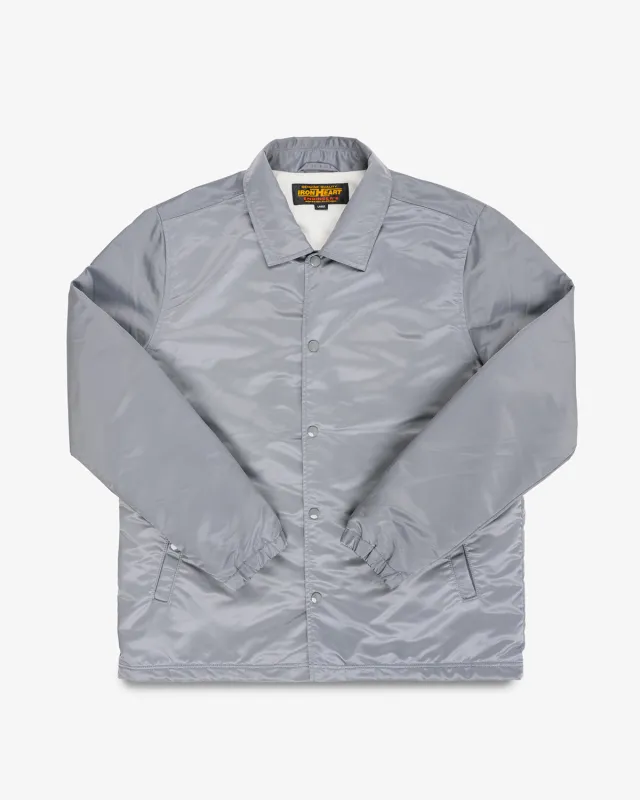 4.8oz Nylon Coach Jacket - Grey - No Patch made by Iron Heart