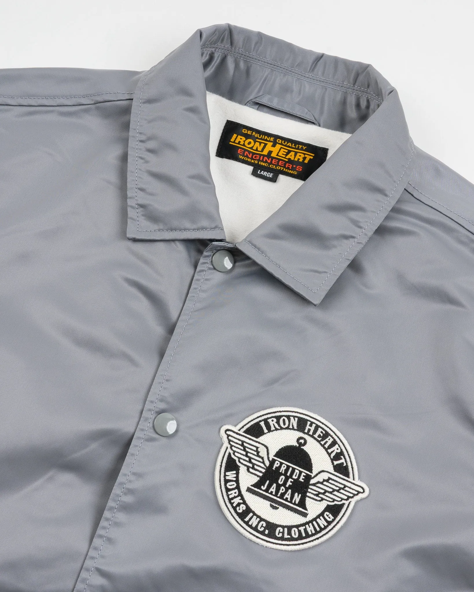 4.8oz Nylon Coach Jacket - Grey sold by Iron Heart product image thumbnail 5