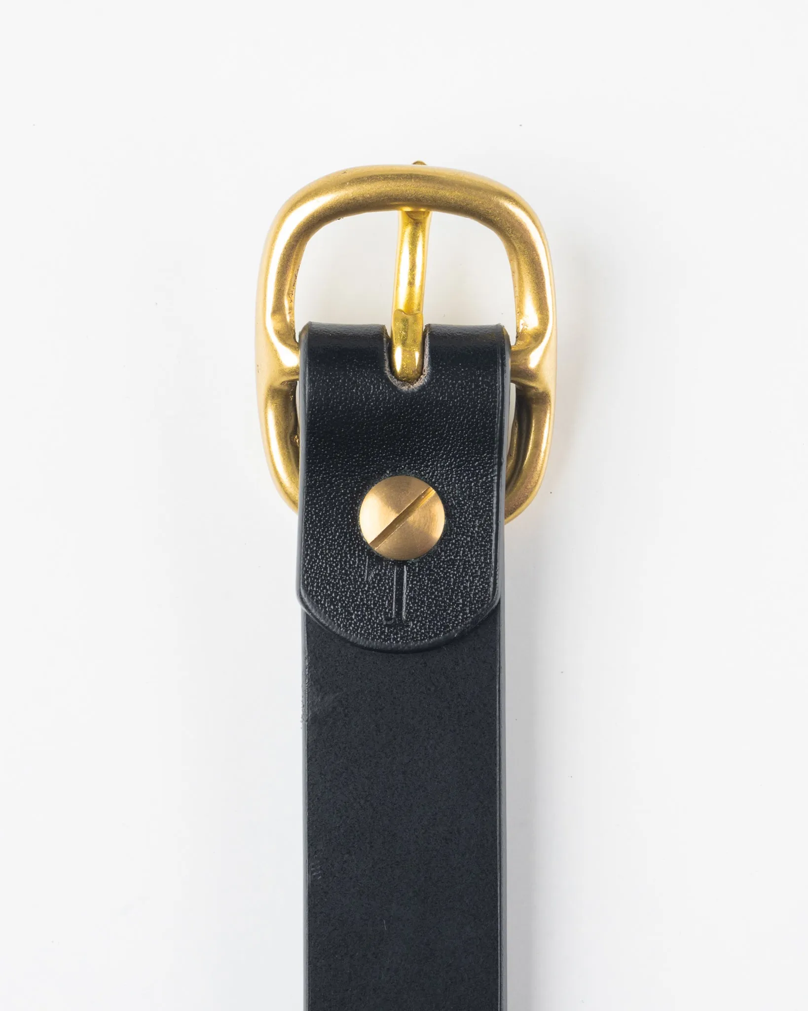 OGL Obbies Dress Leather Belt - Full-Dyed Black sold by Iron Heart product image thumbnail 4