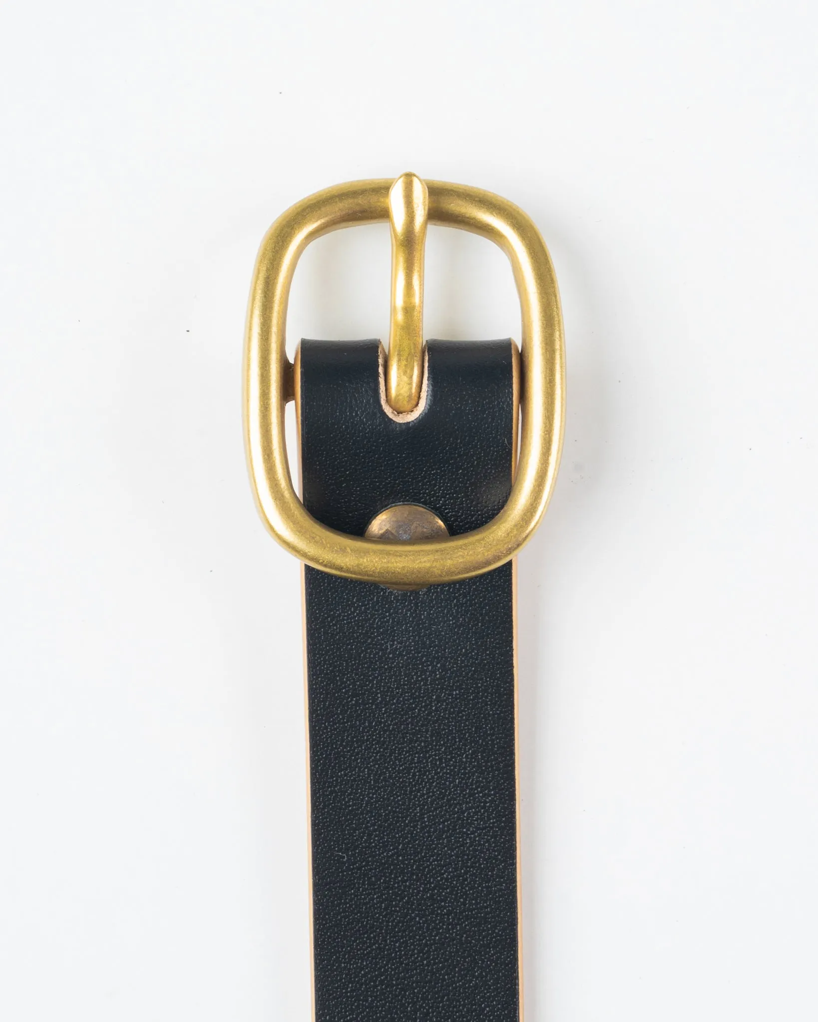 OGL Obbies Dress Leather Belt - Hand Dyed Black sold by Iron Heart product image thumbnail 3