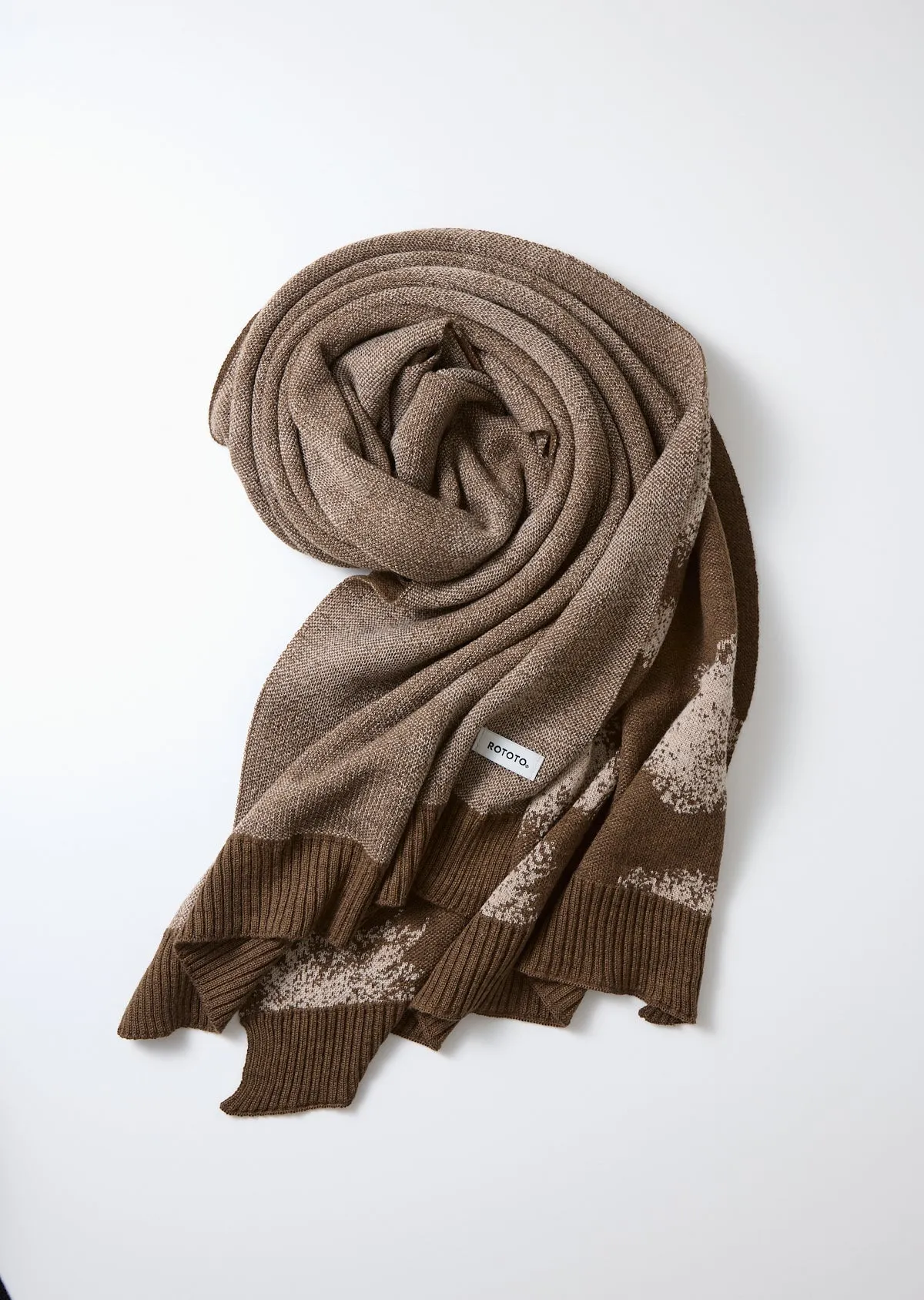 ROTOTO - Snow Camo Scarf - Moss Green sold by Iron Heart