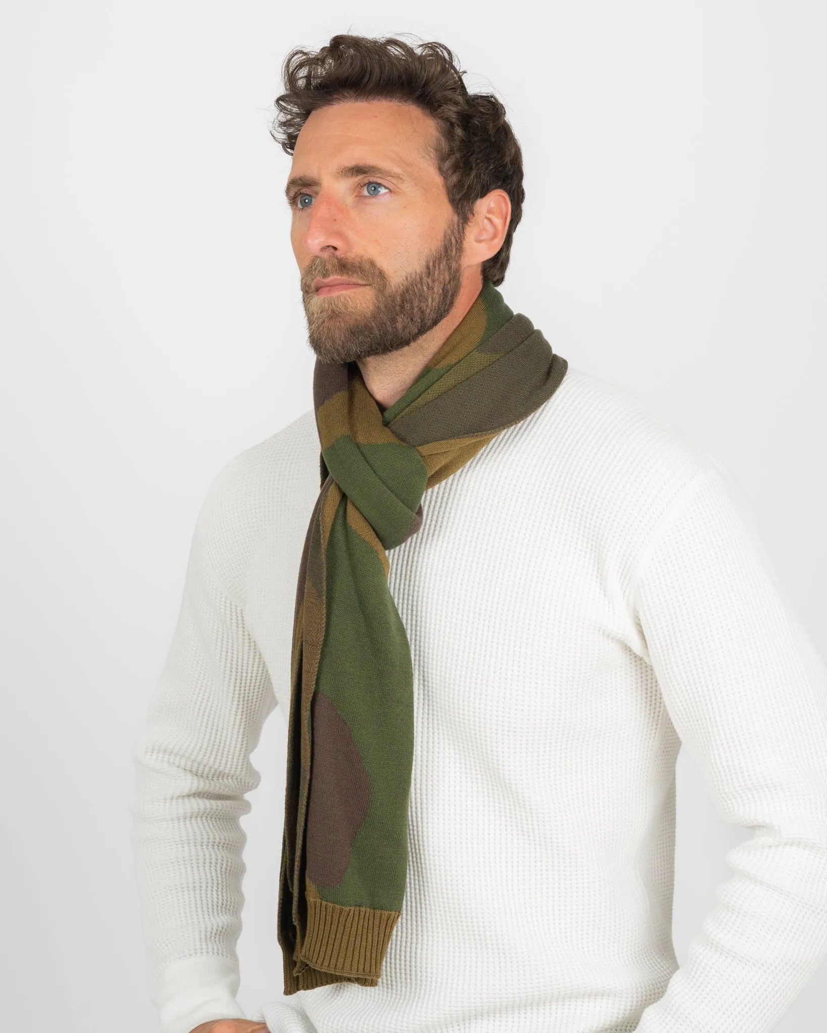 ROTOTO - Duck Camo Scarf - Olive sold by Iron Heart product image thumbnail 2