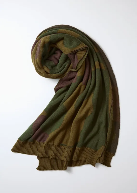 ROTOTO - Duck Camo Scarf - Olive made by ROTOTO