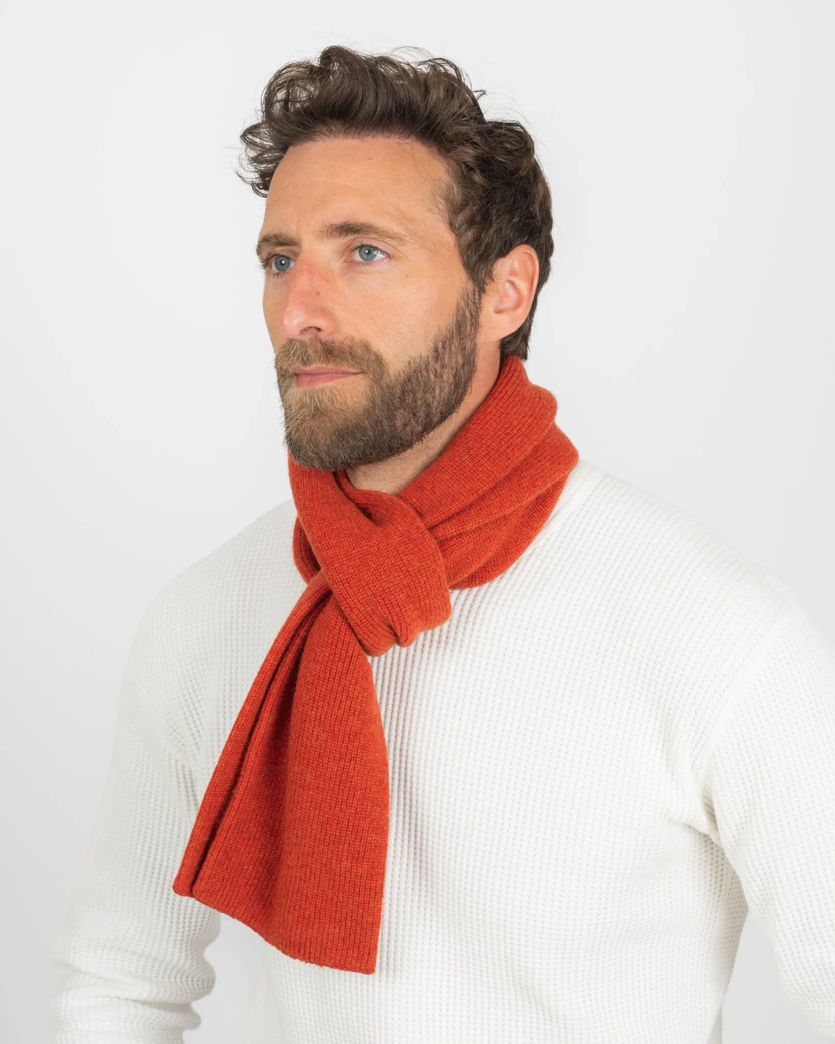 ROTOTO - Merino Lambswool Scarf - Brick sold by Iron Heart product image thumbnail 2