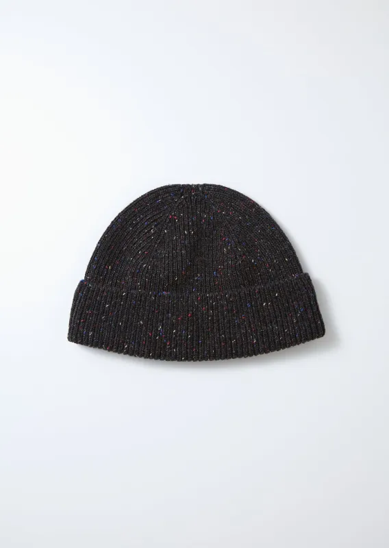 ROTOTO - Nep Wool Seamless Beanie - Charcoal sold by Iron Heart