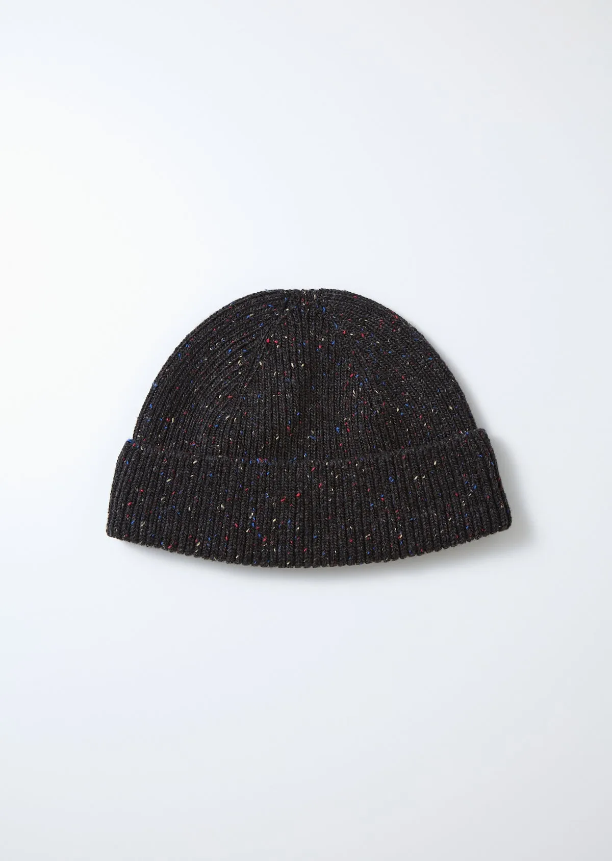 ROTOTO - Nep Wool Seamless Beanie - Charcoal sold by Iron Heart