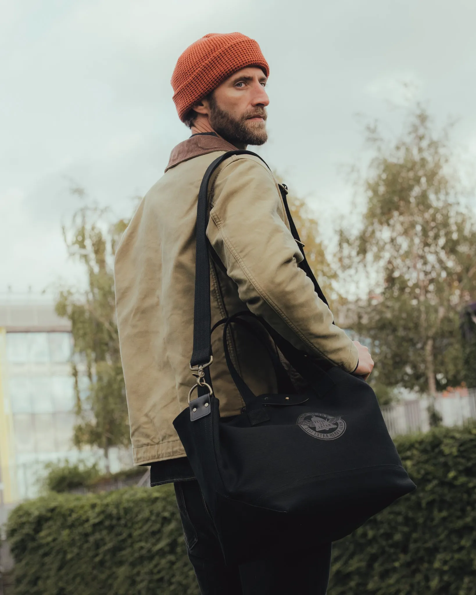 21oz Denim Tote Bag - Superblack sold by Iron Heart product image thumbnail 4