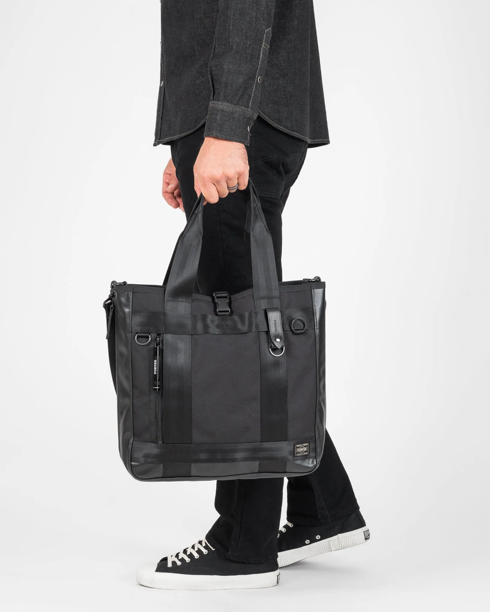 Porter - Yoshida & Co. - Heat 2Way Tote Bag - Black sold by Iron Heart product image thumbnail 3