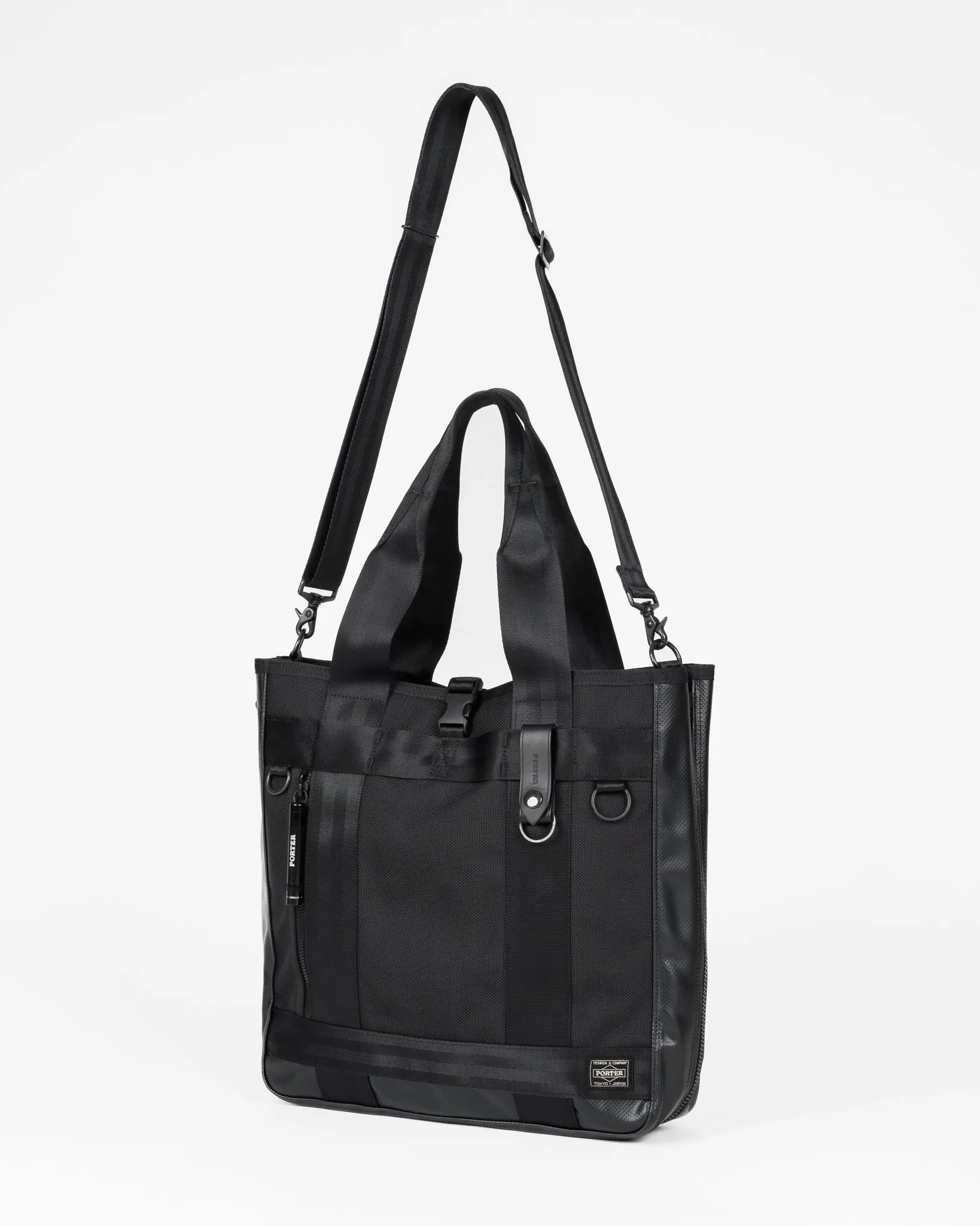 Porter - Yoshida & Co. - Heat 2Way Tote Bag - Black sold by Iron Heart