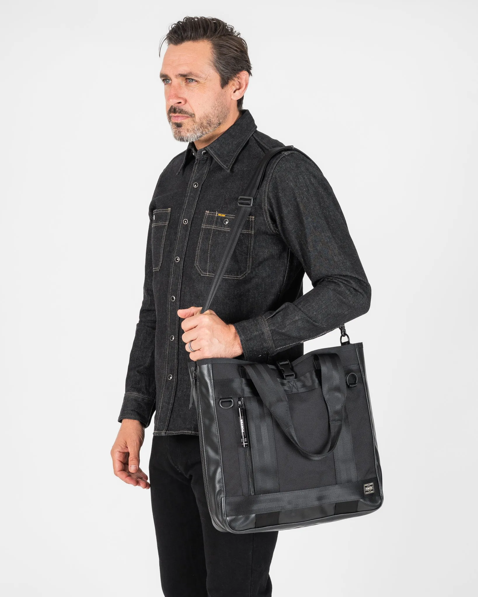 Porter - Yoshida & Co. - Heat 2Way Tote Bag - Black sold by Iron Heart product image thumbnail 2
