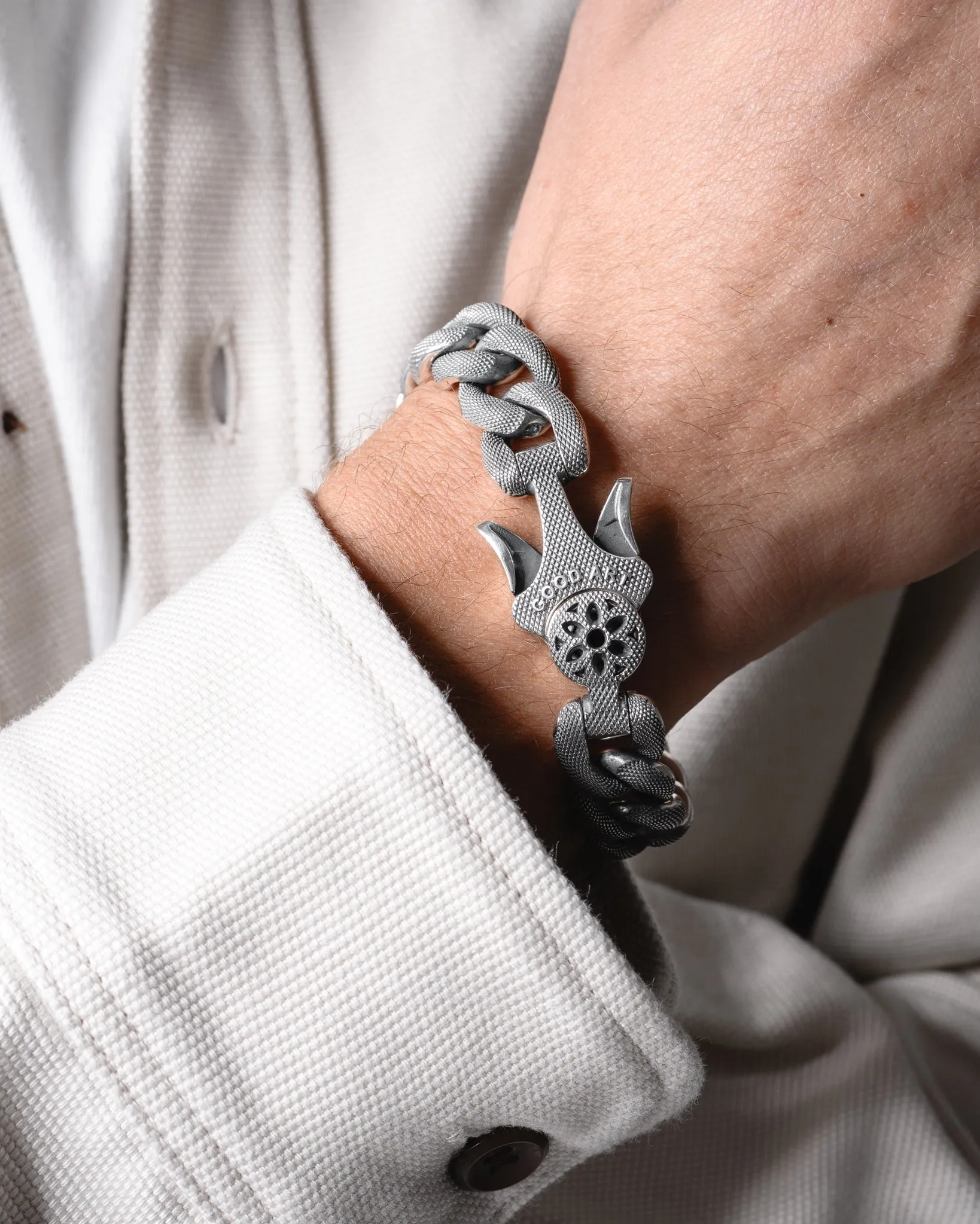 GOOD ART HLYWD Model 10 2A Goosebump Bracelet Size A - Sterling Silver sold by Iron Heart product image thumbnail 3