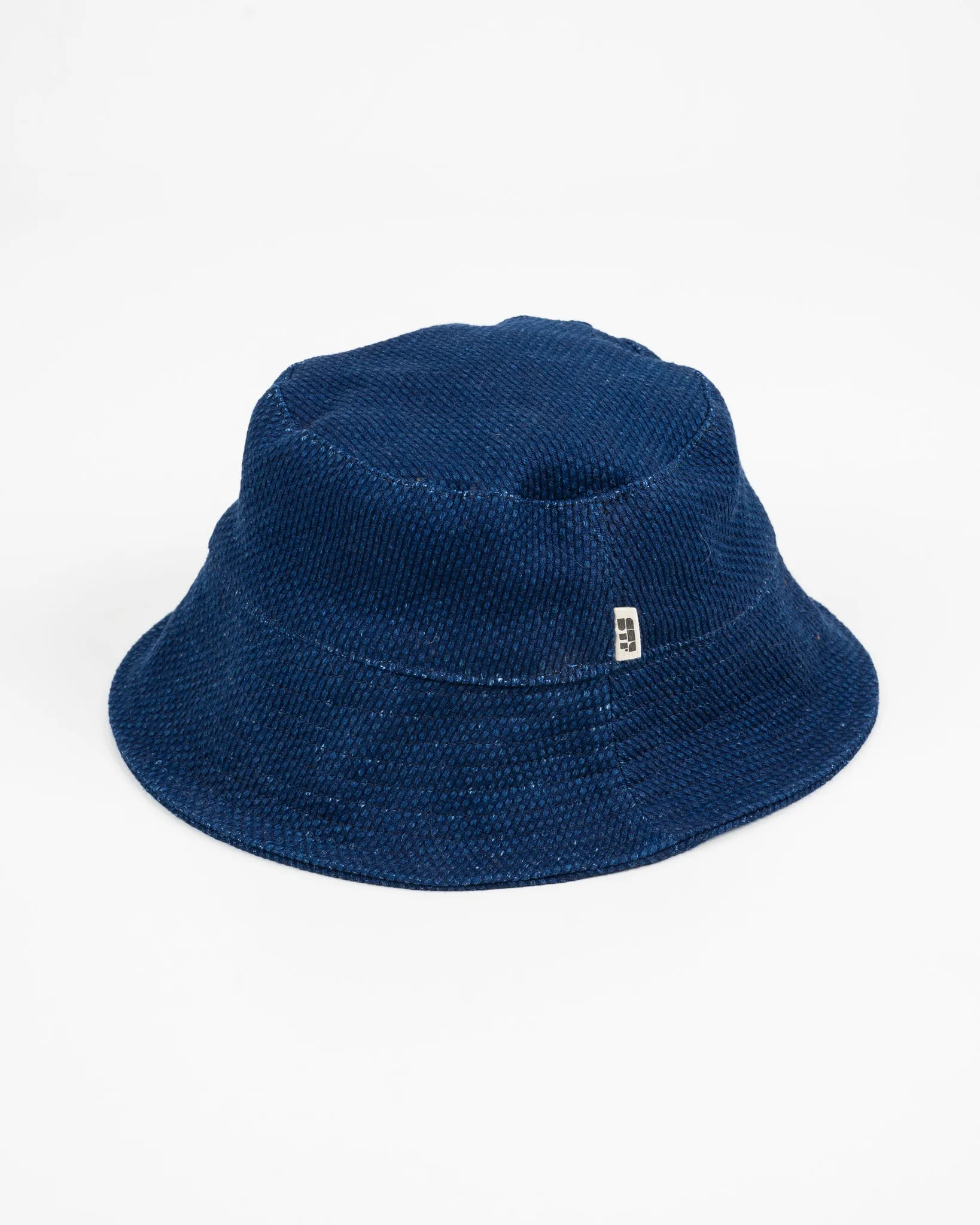 STF Japanese Sashiko Bucket Hat - Indigo sold by Iron Heart