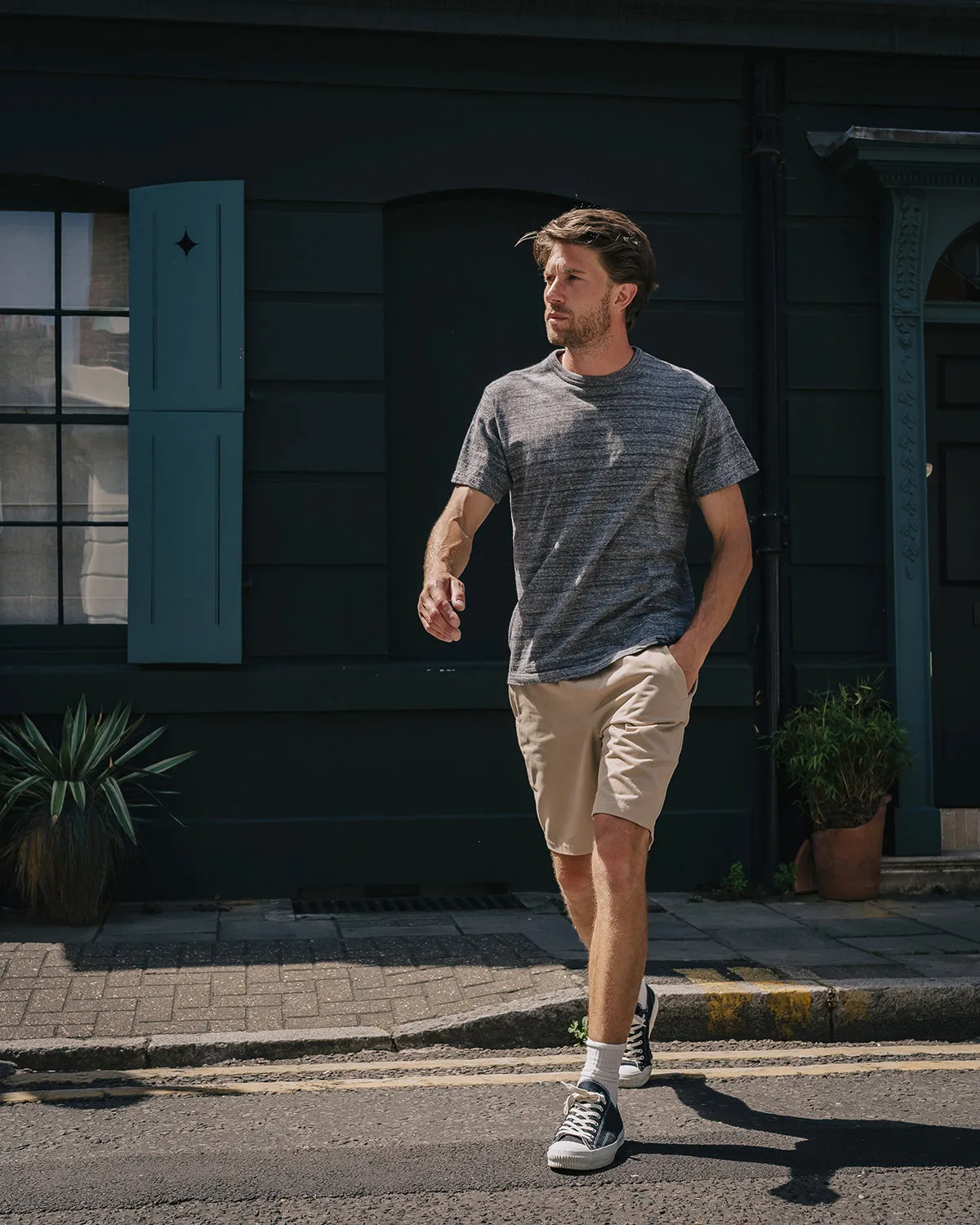 STF 8oz Japanese Sanded Drill Shorts - Taupe sold by Iron Heart product image thumbnail 3