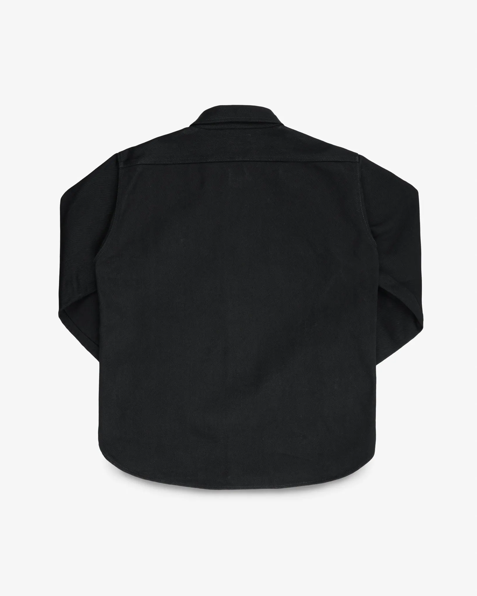 21oz Selvedge Denim CPO Work Shirt - "The UnTucked" - Superblack Non-Fade sold by Iron Heart product image thumbnail 3