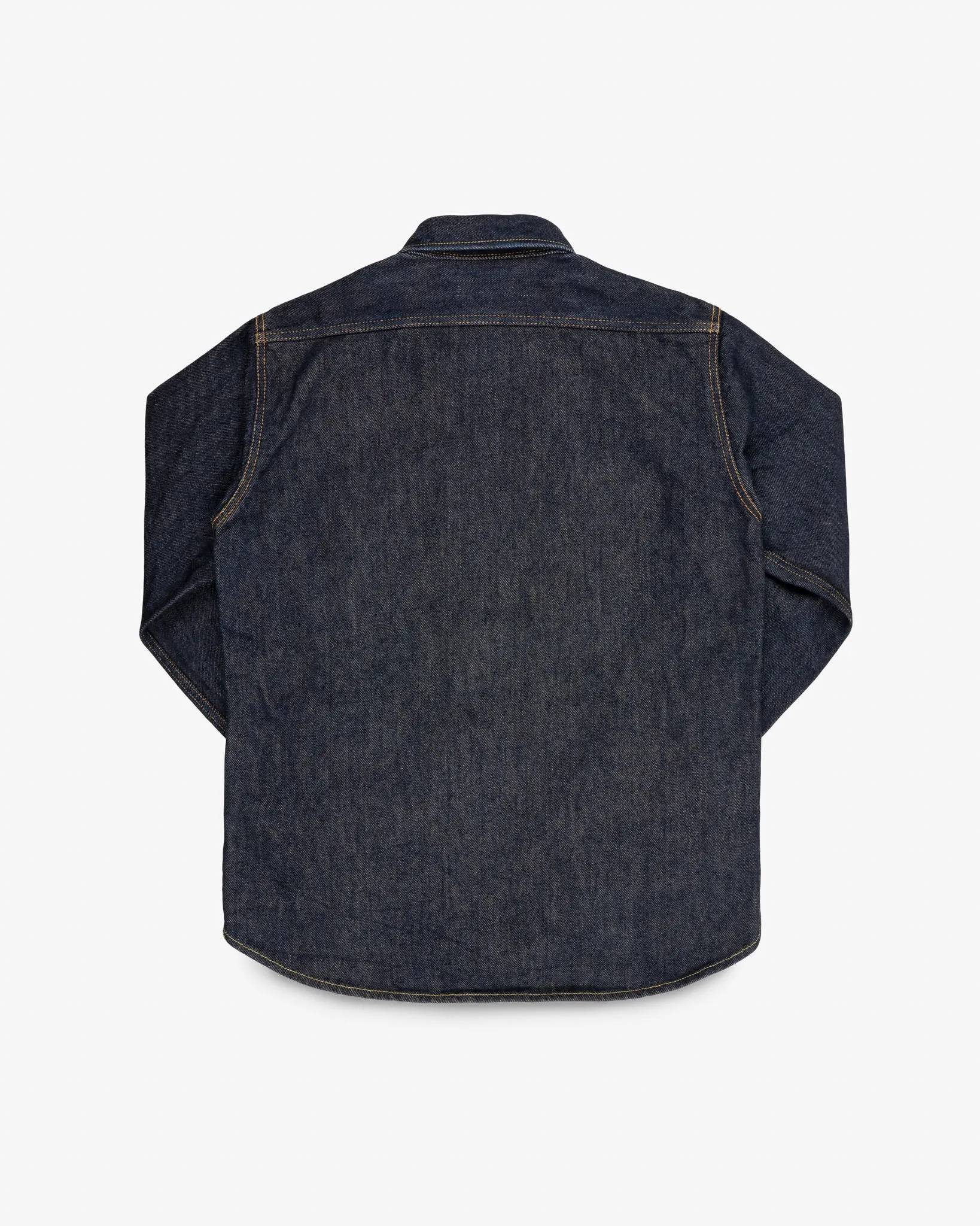 21oz Selvedge Denim CPO Work Shirt - "The UnTucked" - Indigo sold by Iron Heart product image thumbnail 4