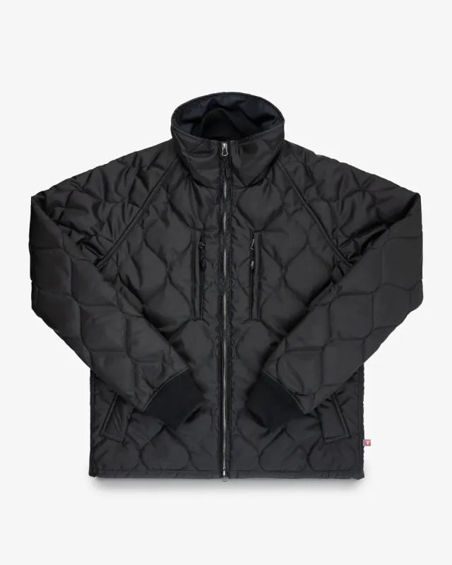 Primaloft® Quilted Rider’s Jacket - Black made by Iron Heart