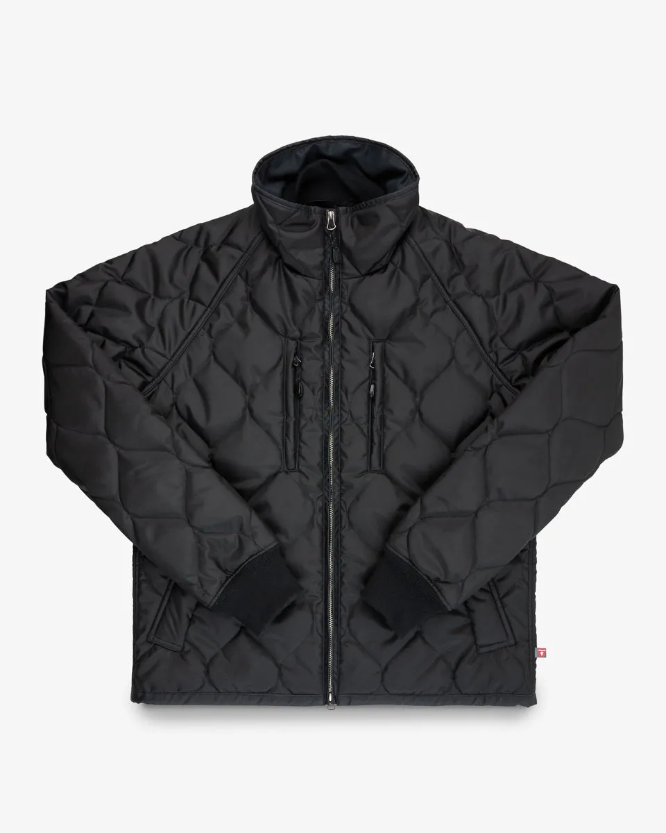Primaloft® Quilted Rider’s Jacket - Black sold by Iron Heart