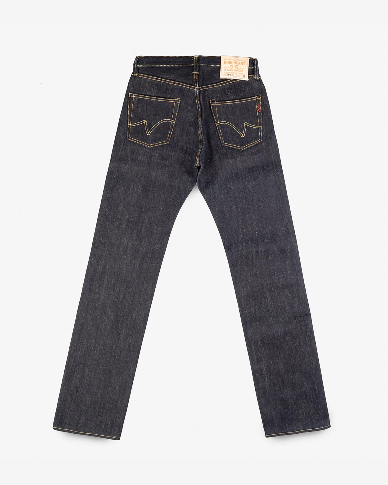 25oz Selvedge Denim Straight Cut Jeans - Indigo sold by Iron Heart product image thumbnail 5