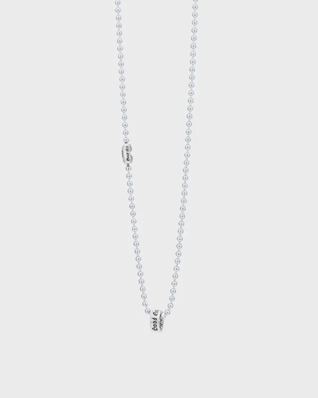 GOOD ART HLYWD Necklace AA at 30" - Sterling Silver made by Iron Heart