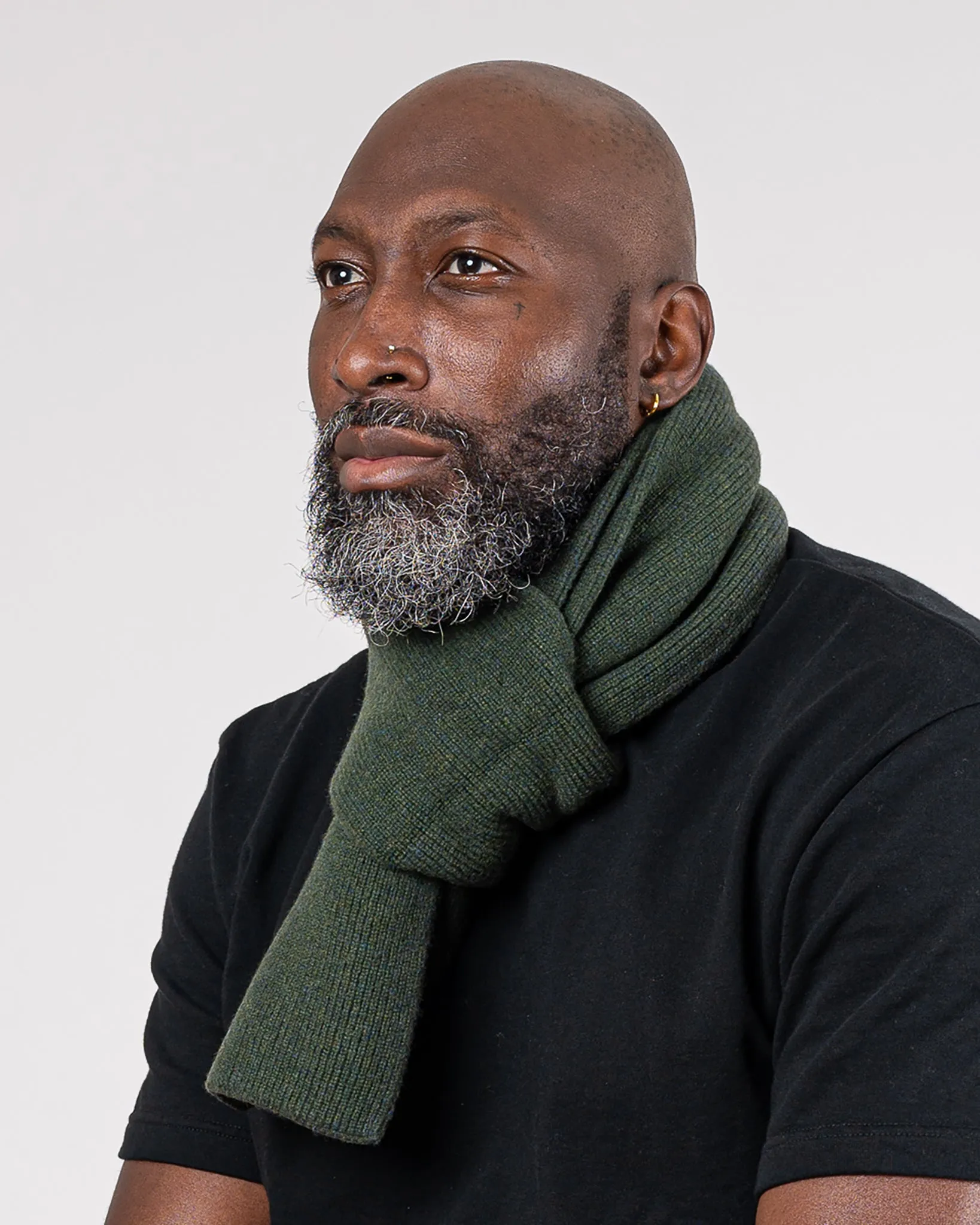 ROTOTO - Merino Lambswool Scarf - Dark Green sold by Iron Heart product image thumbnail 2