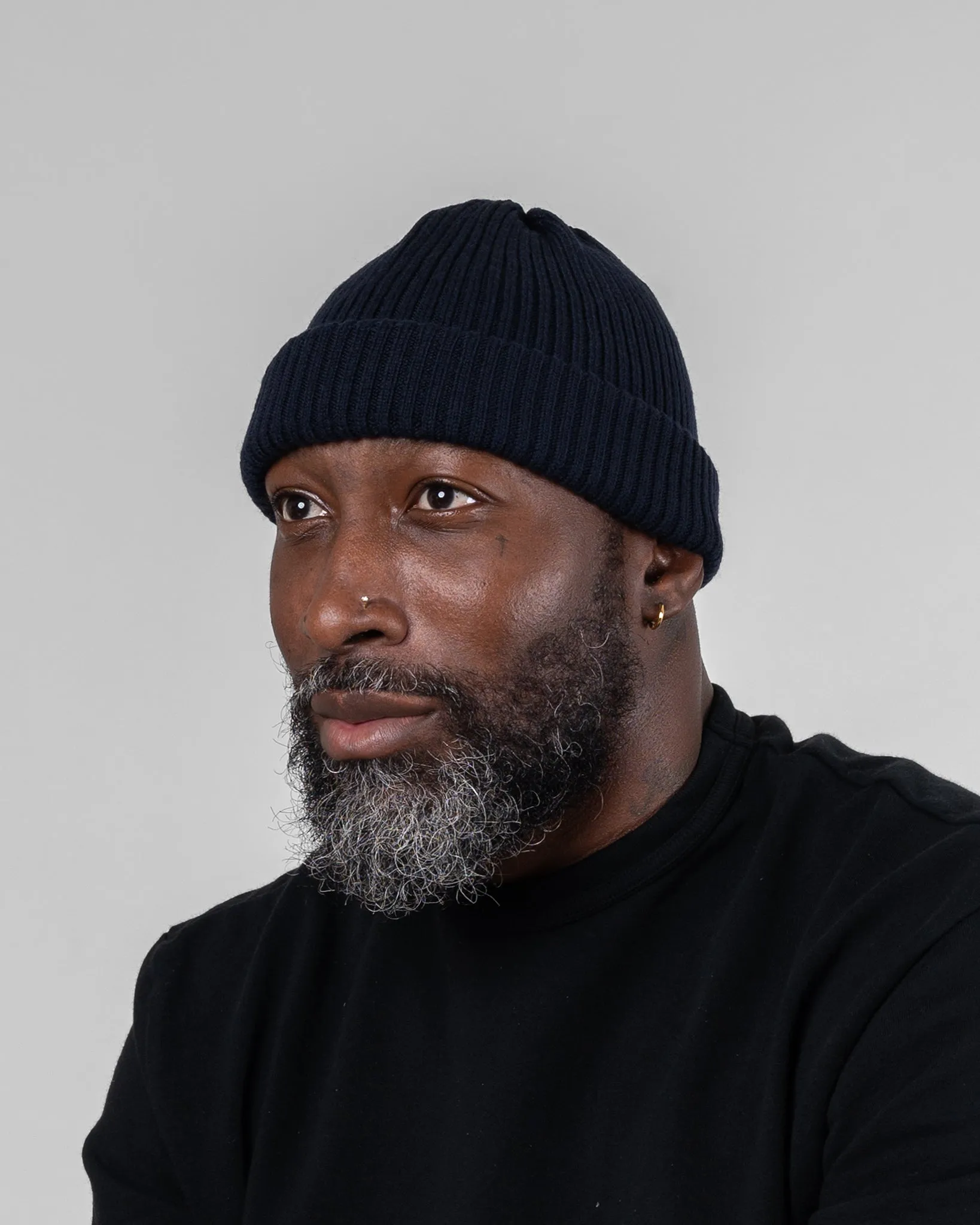 ROTOTO - Extra Fine Merino Hat - Navy Blue sold by Iron Heart product image thumbnail 2