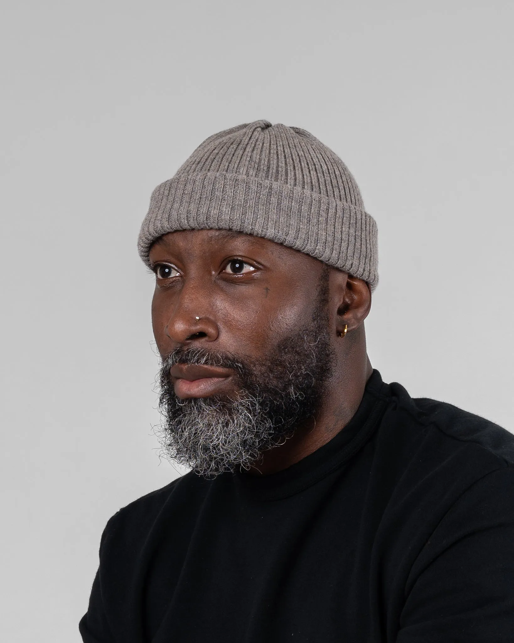 ROTOTO - Extra Fine Merino Hat - Grey sold by Iron Heart product image thumbnail 2