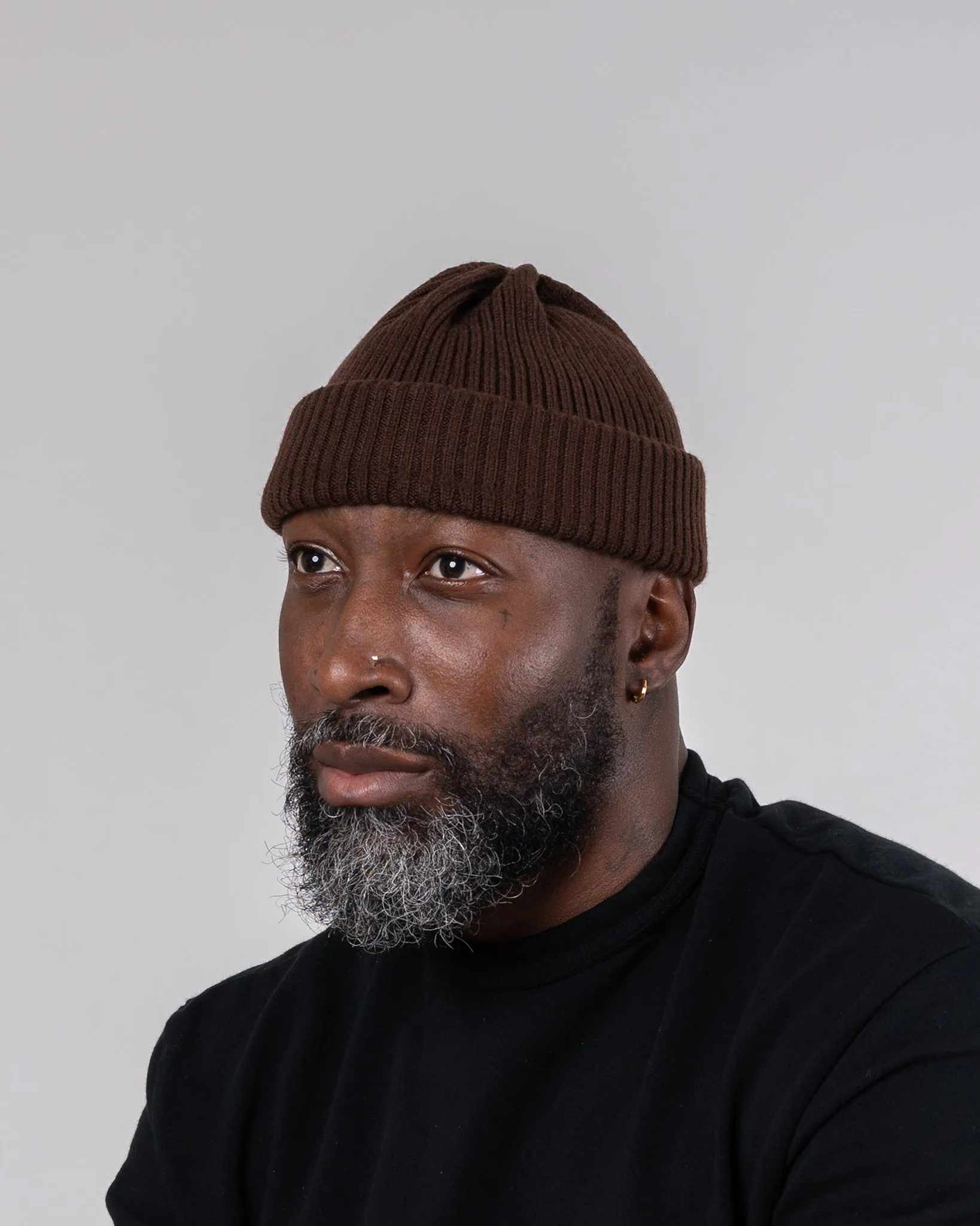 ROTOTO - Extra Fine Merino Hat - Brown sold by Iron Heart product image thumbnail 2