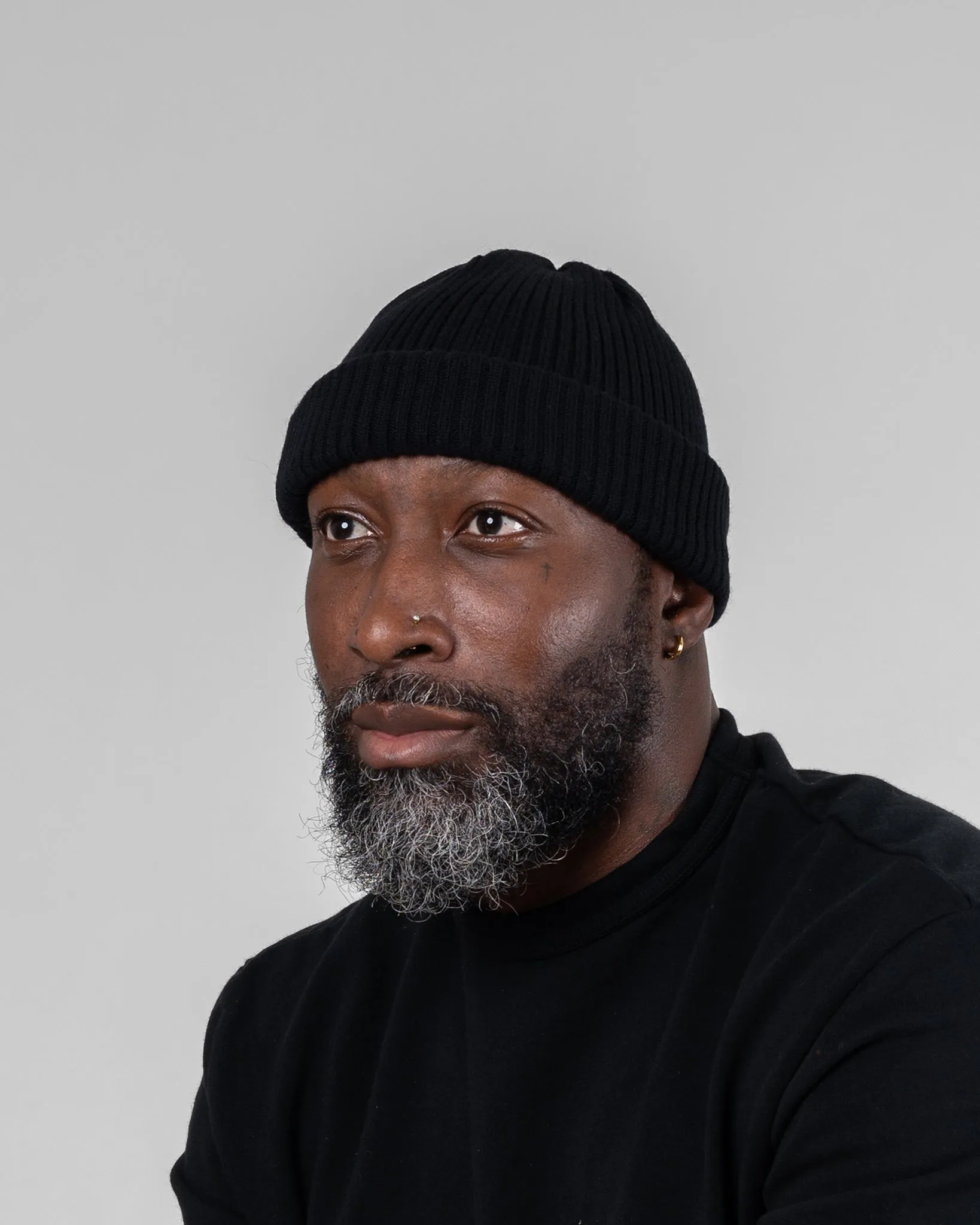 ROTOTO - Extra Fine Merino Hat - Black sold by Iron Heart product image thumbnail 2