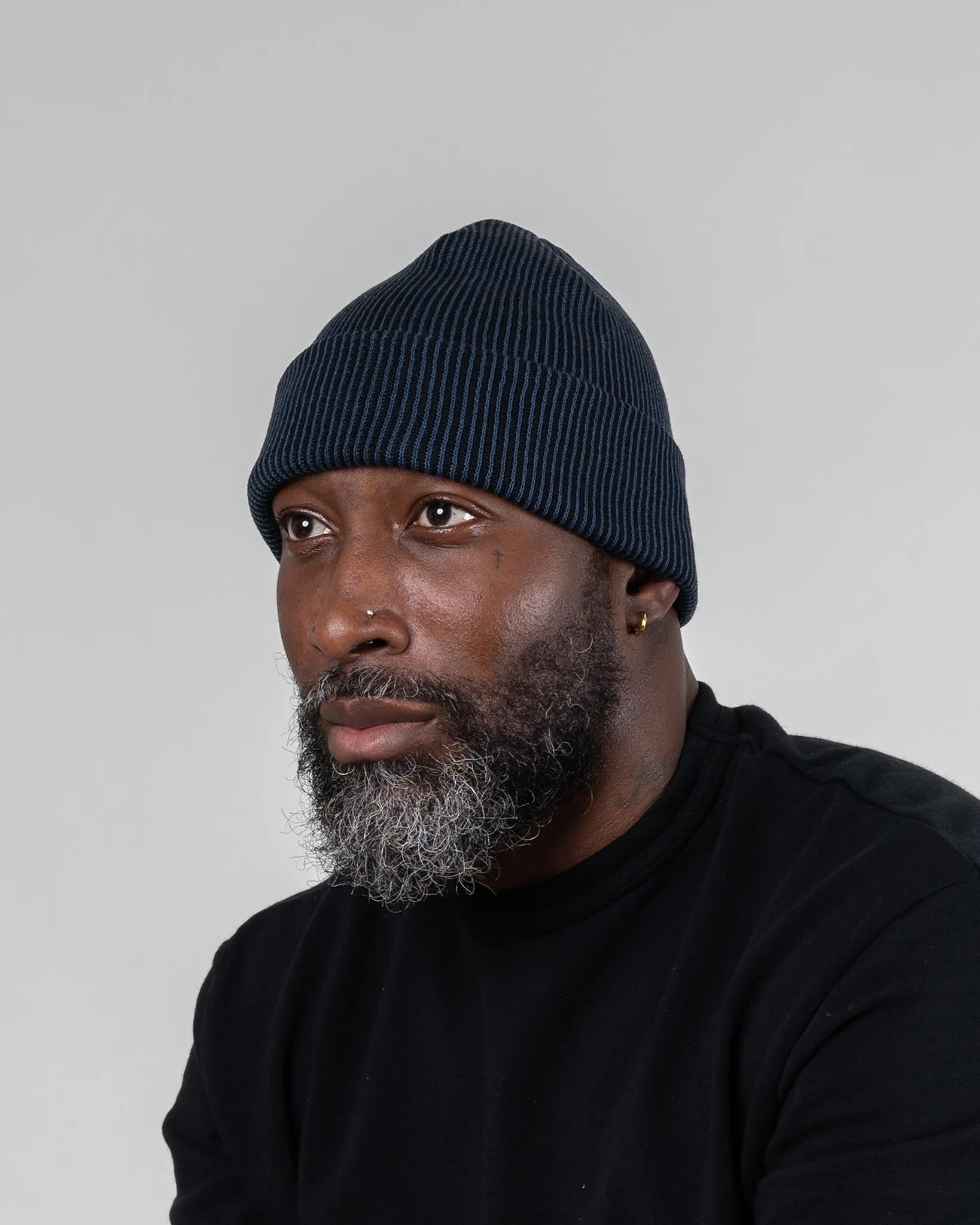 ROTOTO - Indigo Cotton Hat - Dark sold by Iron Heart product image thumbnail 2