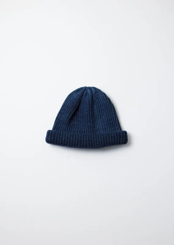 ROTOTO - Indigo Cotton Hat - Dark sold by Iron Heart
