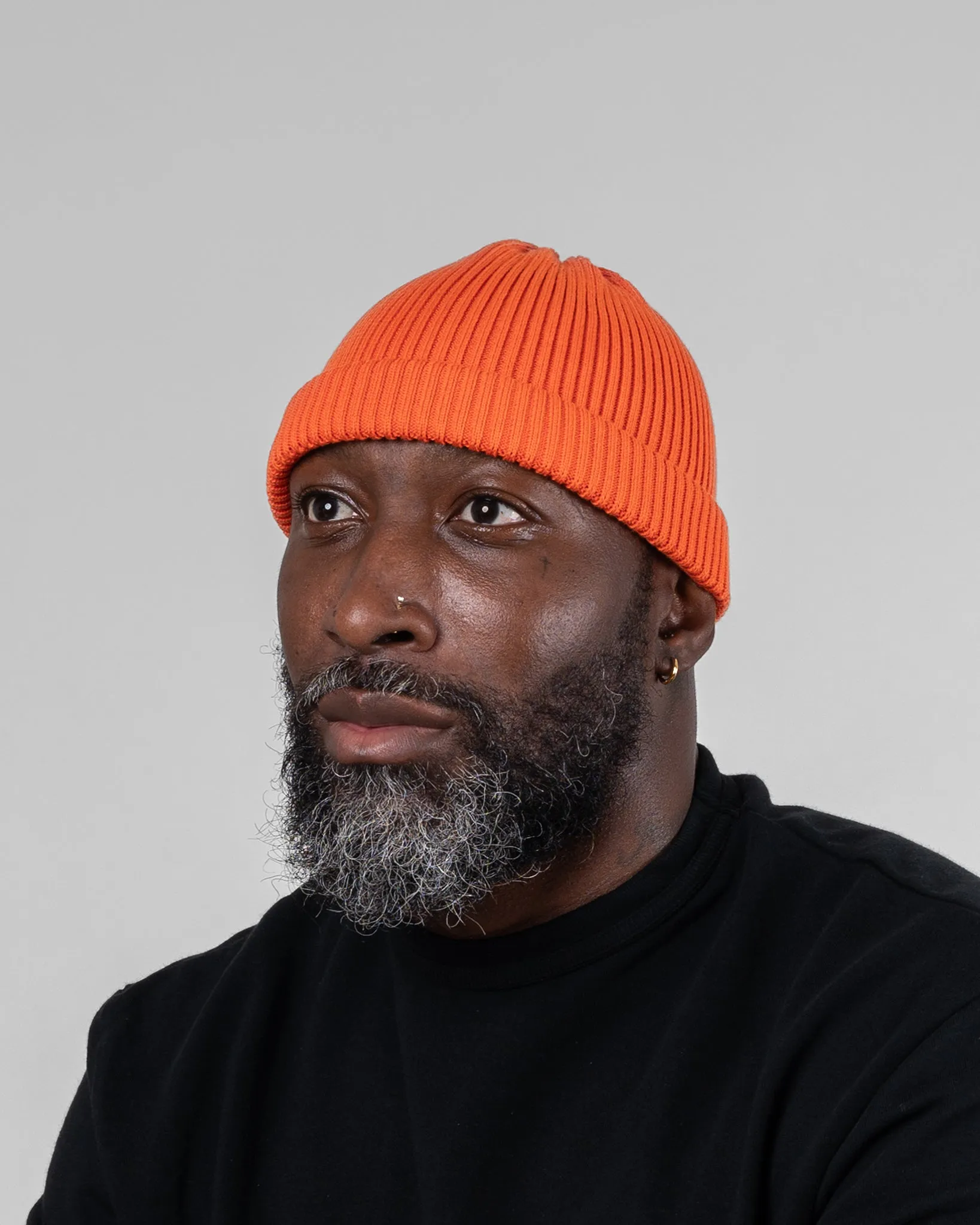 ROTOTO - Cotton Roll Up Hat - Orange sold by Iron Heart product image thumbnail 2