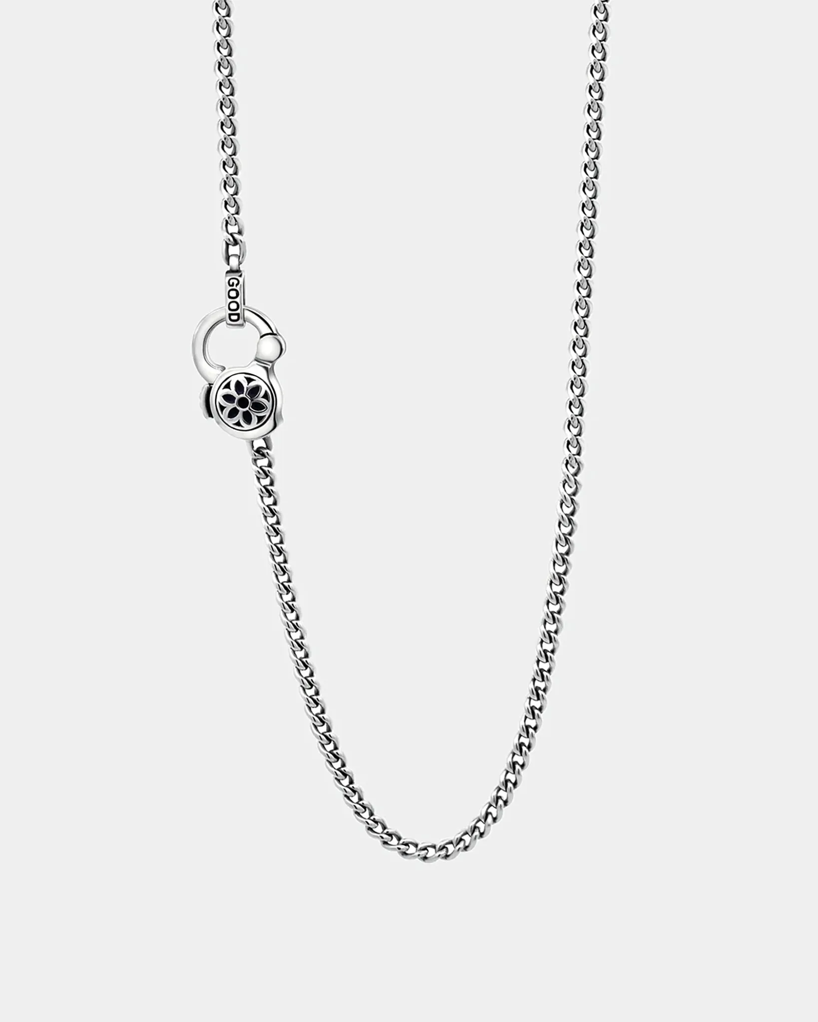 GOOD ART HLYWD Curb Chain Necklace Link Size 4A at 30" - Sterling Silver sold by Iron Heart