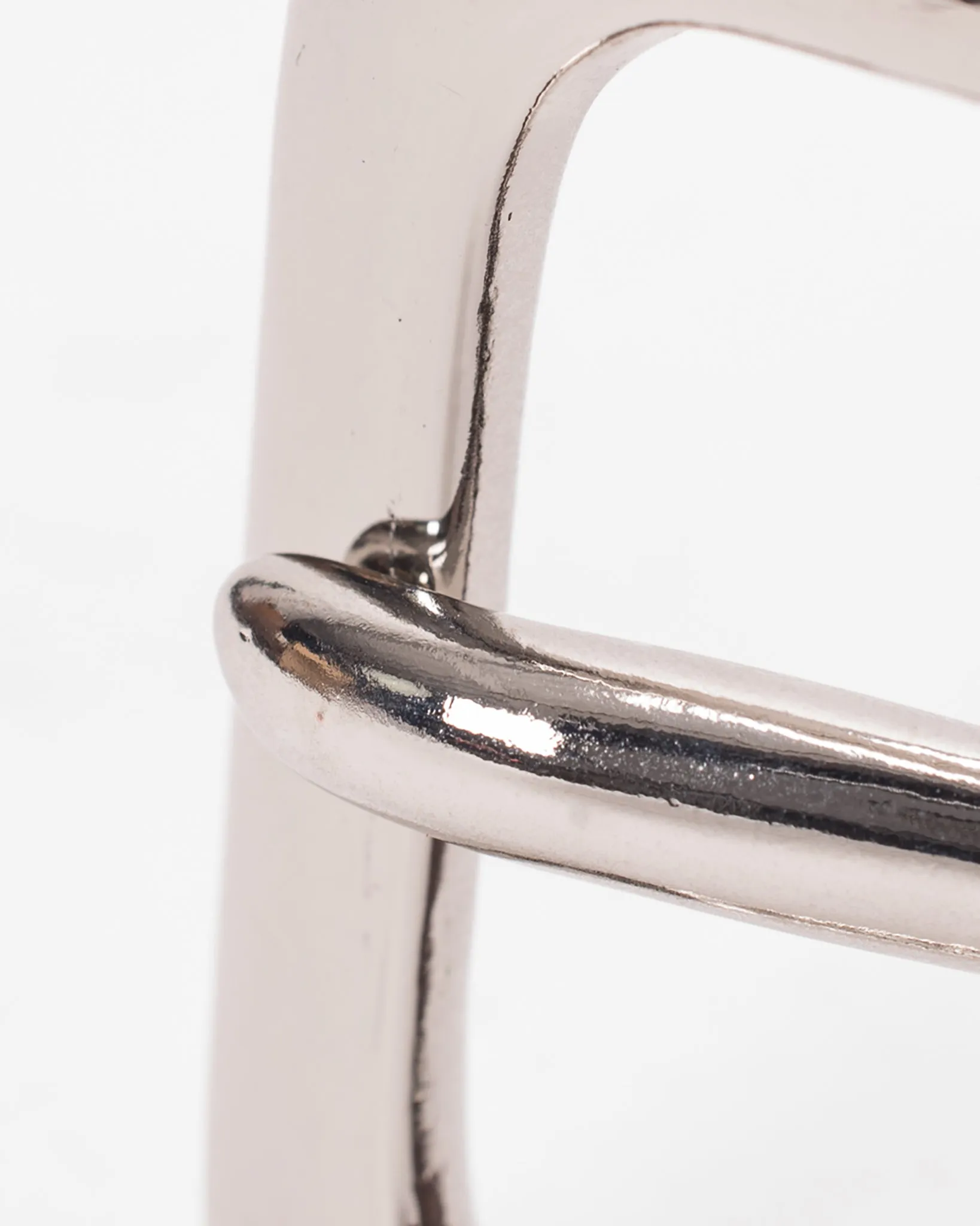 Heavy Duty "Tochigi" Leather Belt with Nickel Plated Garrison Buckle - Brown sold by Iron Heart product image thumbnail 4