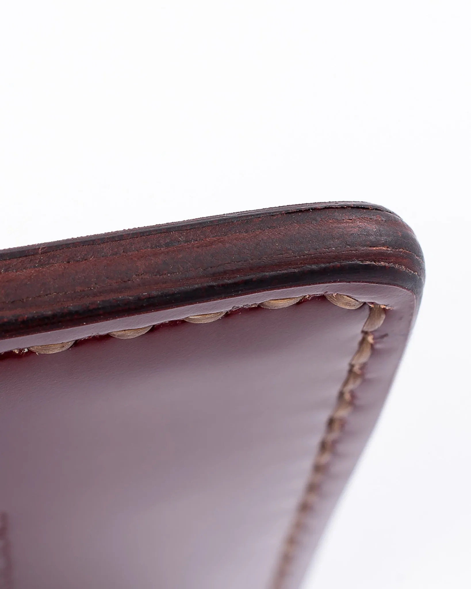 Shell Cordovan Card Holder - Oxblood sold by Iron Heart product image thumbnail 5