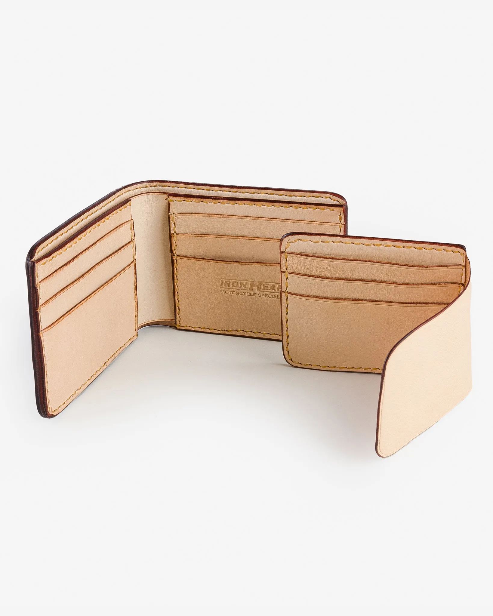 Slimline Small Shell Cordovan Wallet - Oxblood sold by Iron Heart product image thumbnail 5