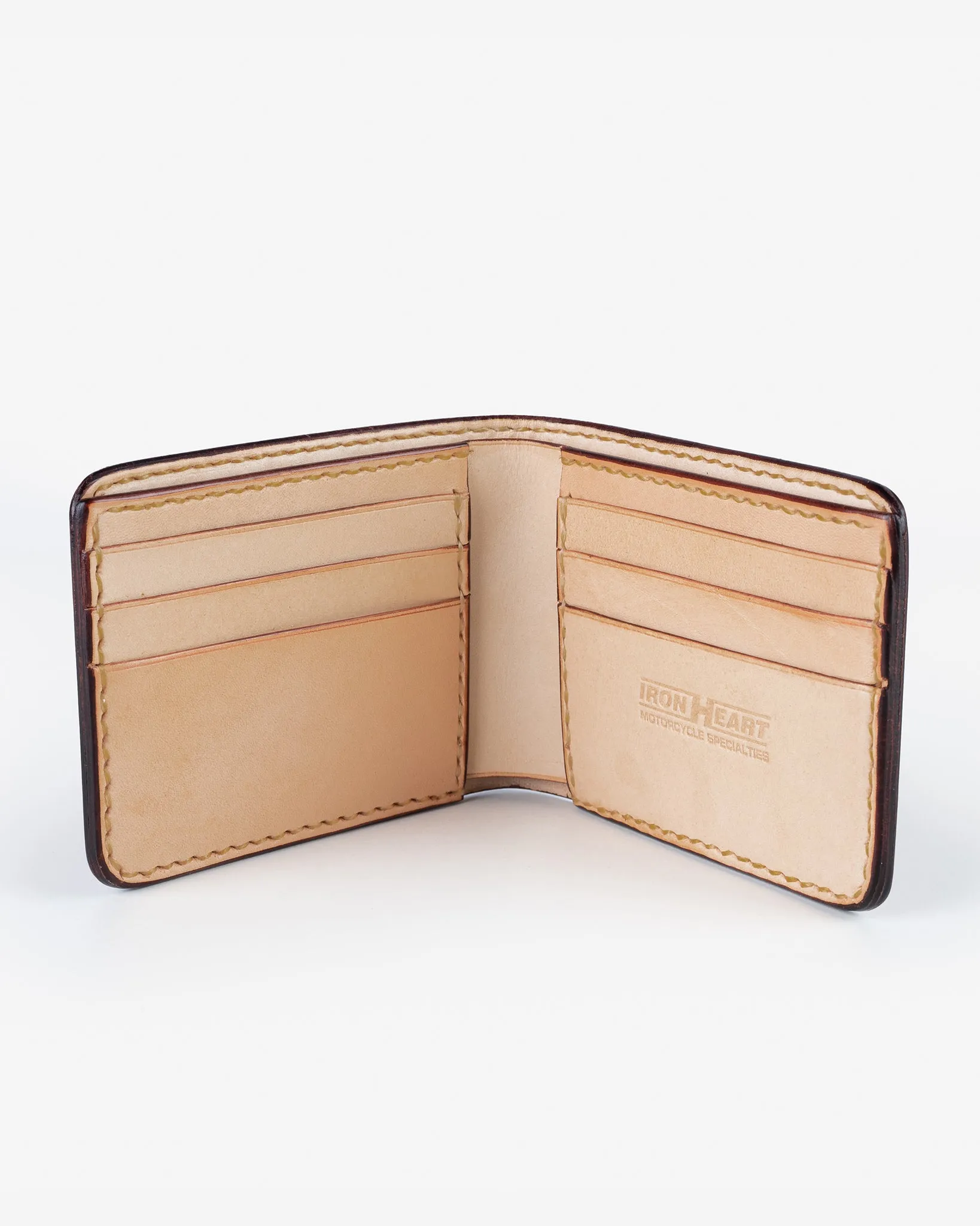 Slimline Small Shell Cordovan Wallet - Oxblood sold by Iron Heart product image thumbnail 3