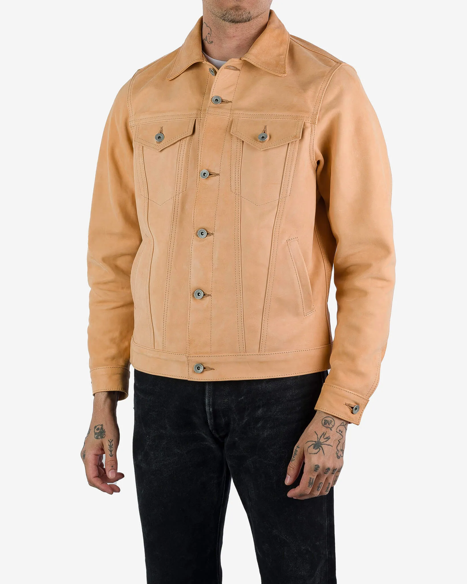 Iron Heart x Simmons Bilt Horsehide Type III Jacket - The Extractor - Natural sold by Iron Heart product image thumbnail 2