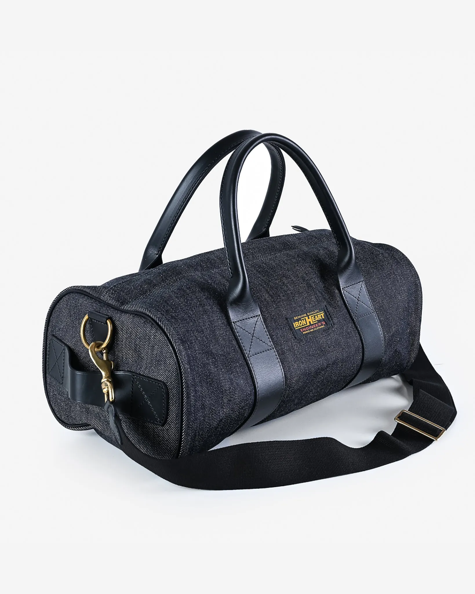 21oz Selvedge Denim and Buttero Leather Holdall - Indigo sold by Iron Heart product image thumbnail 4