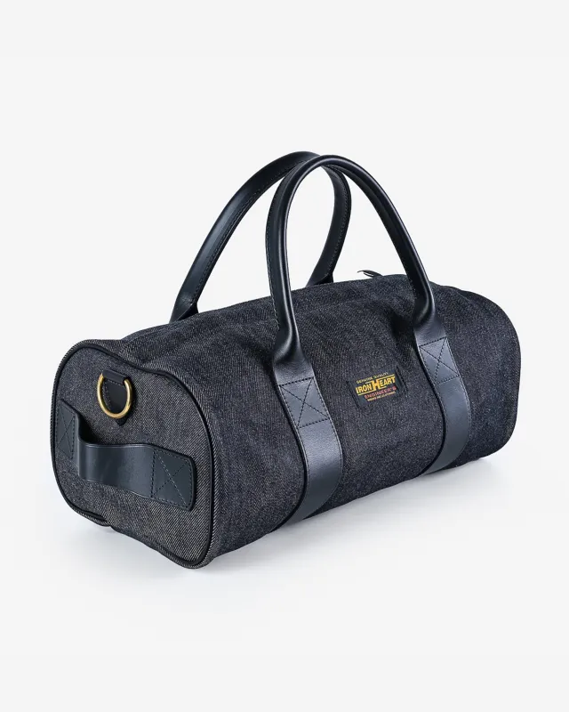 21oz Selvedge Denim and Buttero Leather Holdall - Indigo sold by Iron Heart