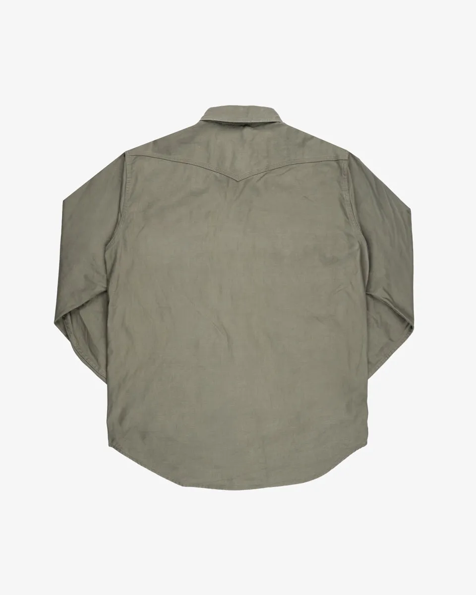 9oz Military Serge CPO Shirt - Olive (IHSH-381-OLV) Size XXXXL sold by Iron Heart product image thumbnail 2