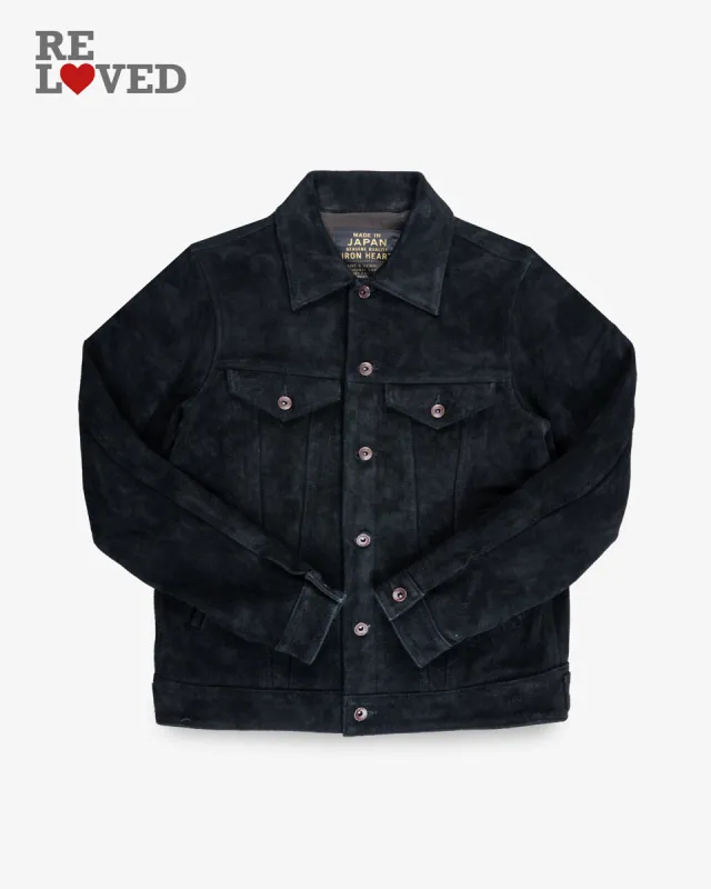 Split Steer Modified Type III Jacket - Black (IHJ-49-BLK) Size Large made by Iron Heart